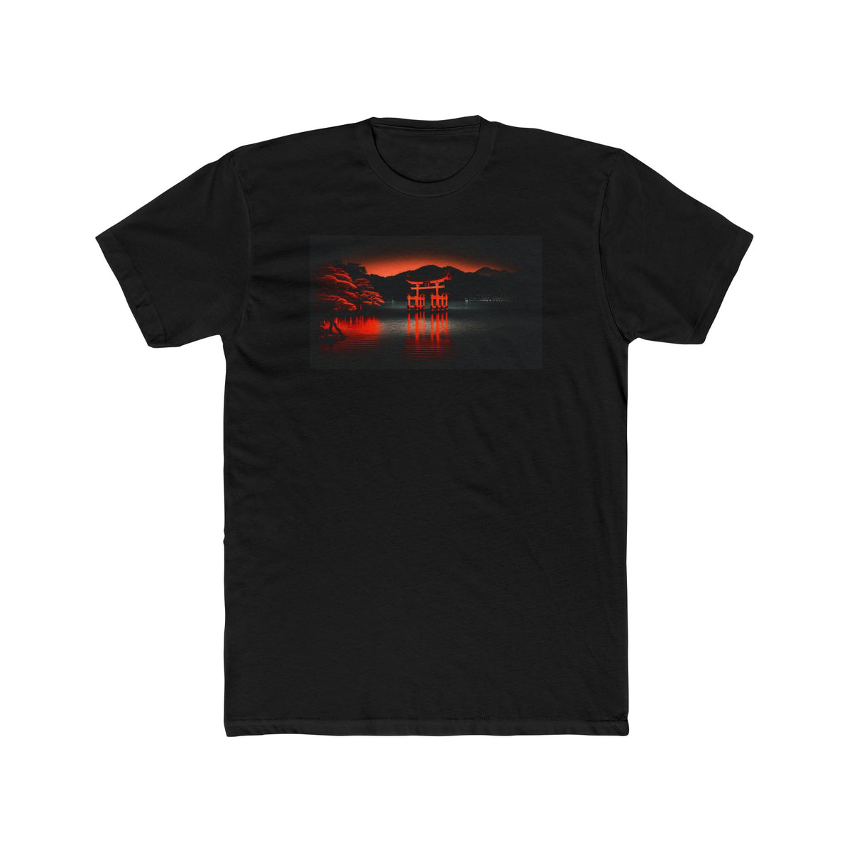 Men's Cotton Crew Tee - Elsewhere collection - Itsukushima Shrine