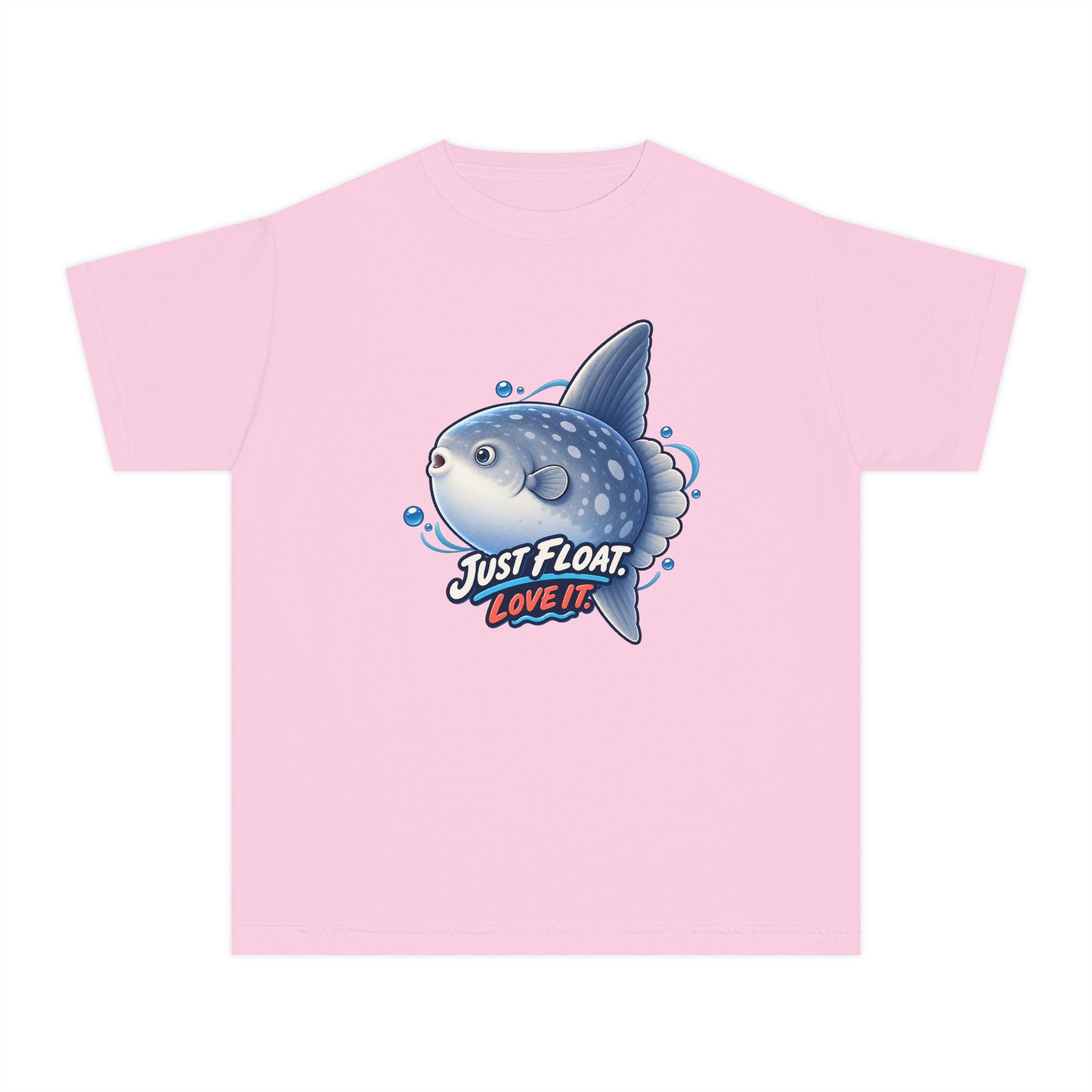 Youth Midweight Cotton Tee - Sunfish drifting