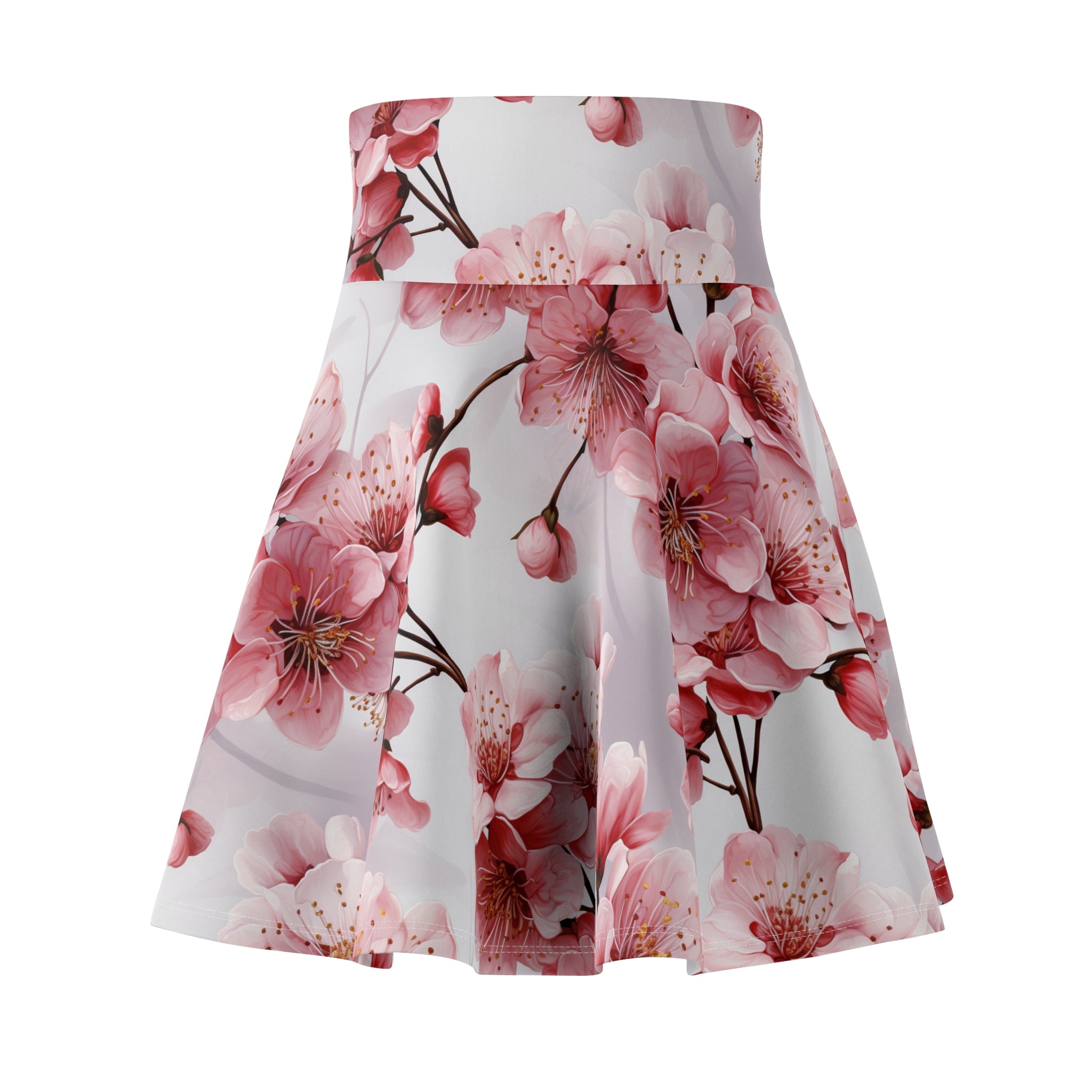 Women's Skater Skirt (AOP) - Seamless Watercolor Designs 06