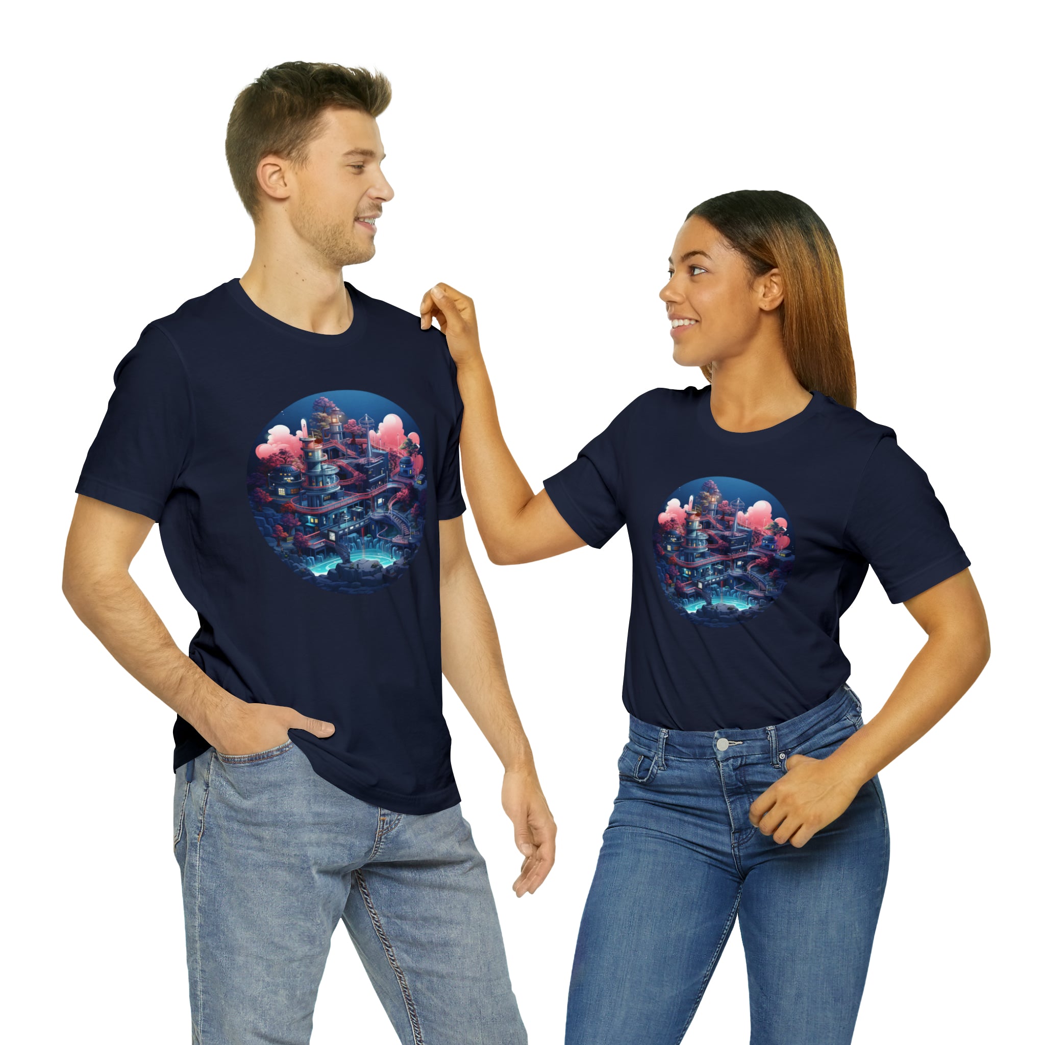 Unisex Jersey Short Sleeve Tee - Isometric Designs 03