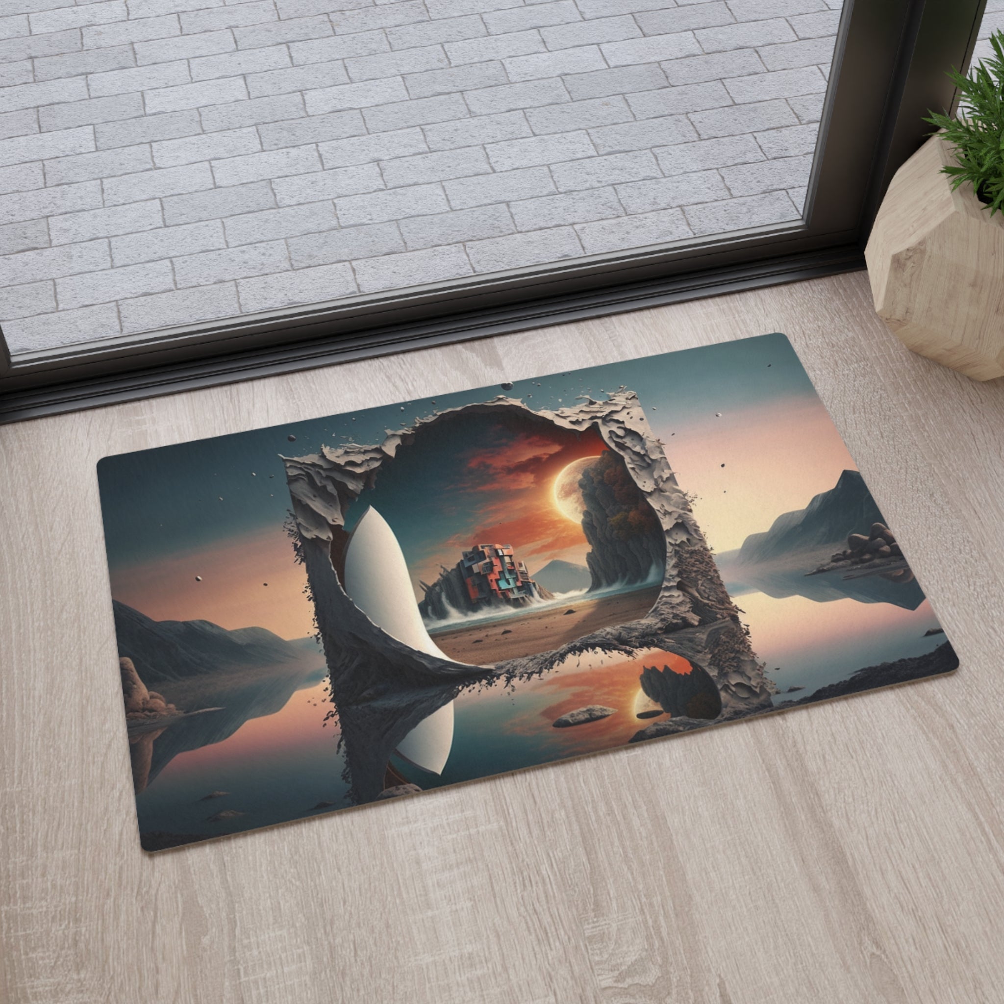 Floor Mat - Surrealist Digital Designs 08