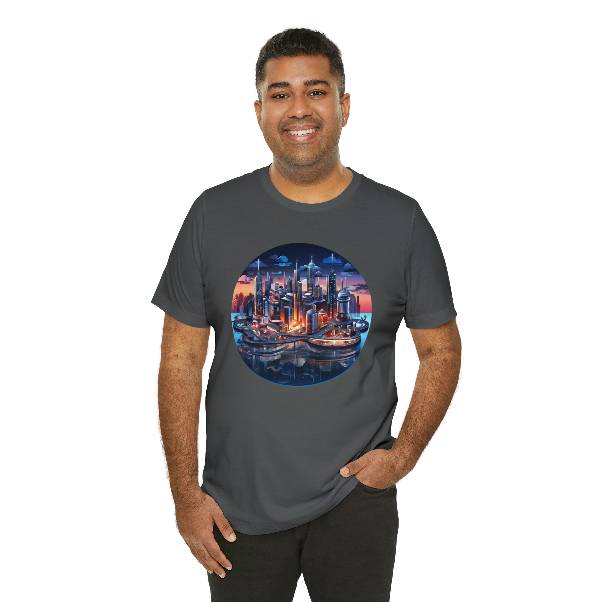 Unisex Jersey Short Sleeve Tee - Isometric Designs 05
