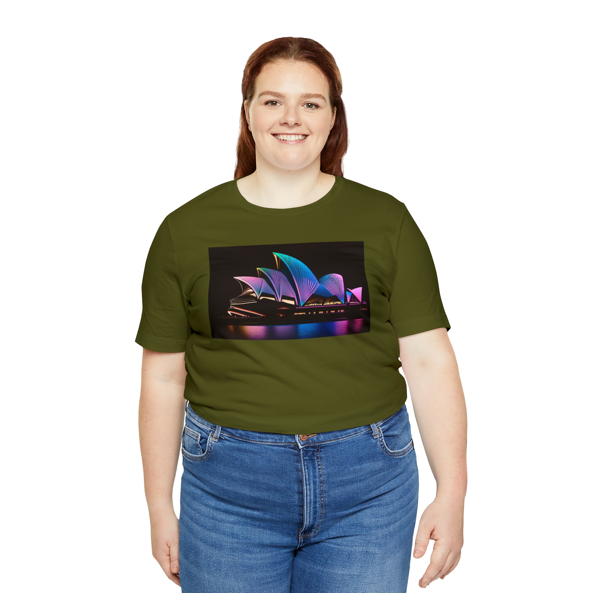 Unisex Jersey Short Sleeve Tee - Sydney Opera House, Australia