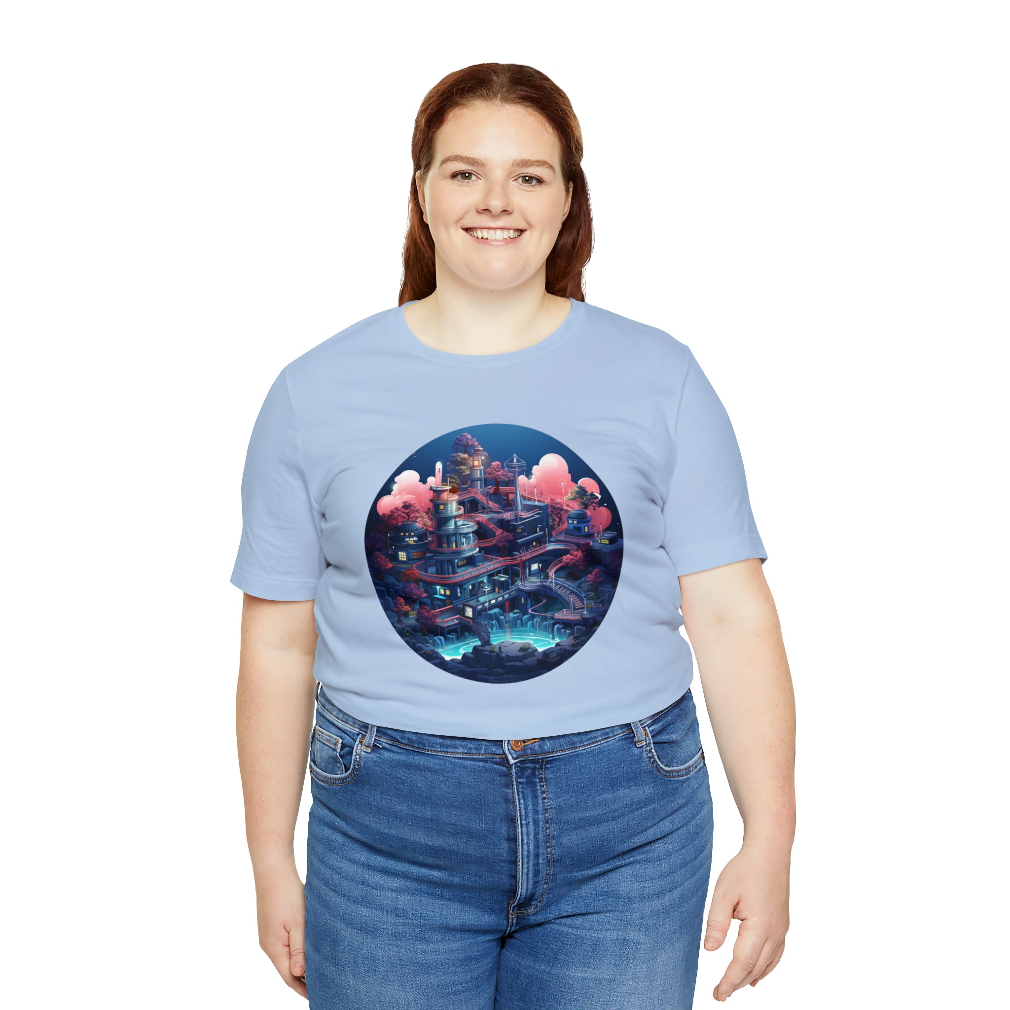 Unisex Jersey Short Sleeve Tee - Isometric Designs 03