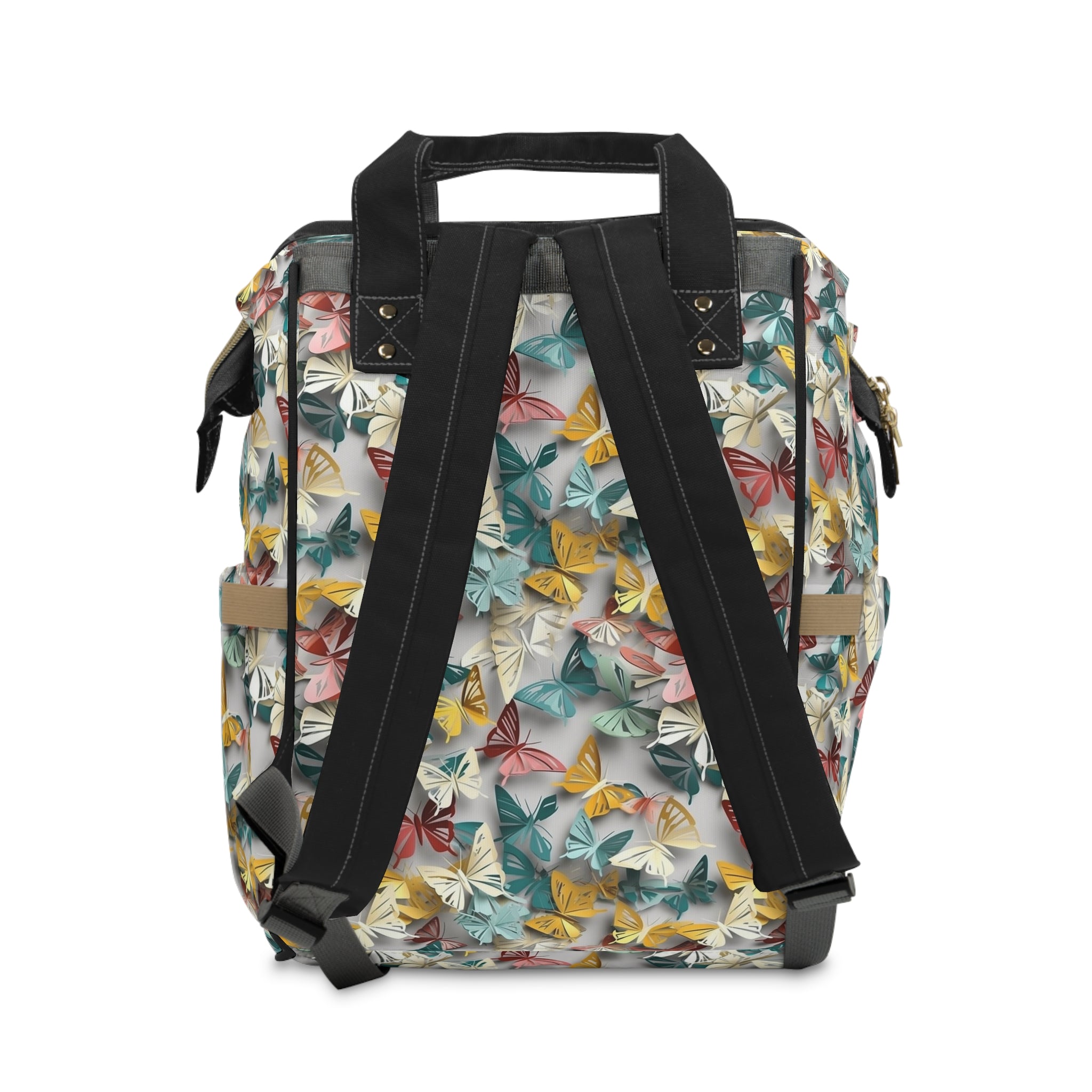 Multifunctional Diaper Backpack (AOP) - Abstract Designs 01