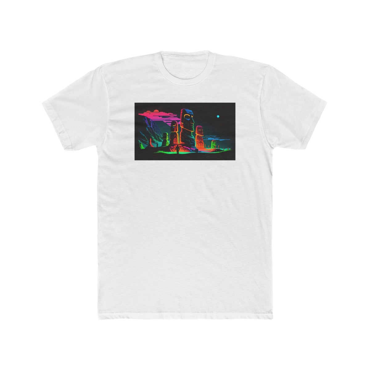 Men's Cotton Crew Tee - Elsewhere collection - Easter Islands