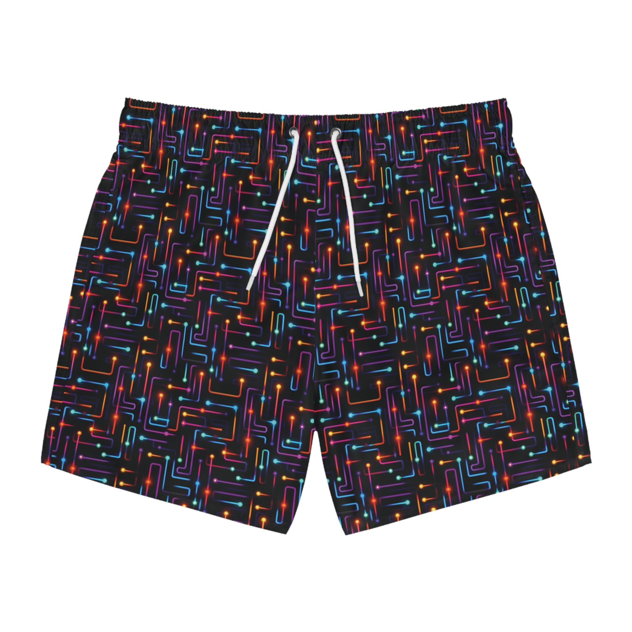 Swim Trunks (AOP) - Seamless Neon Designs 04