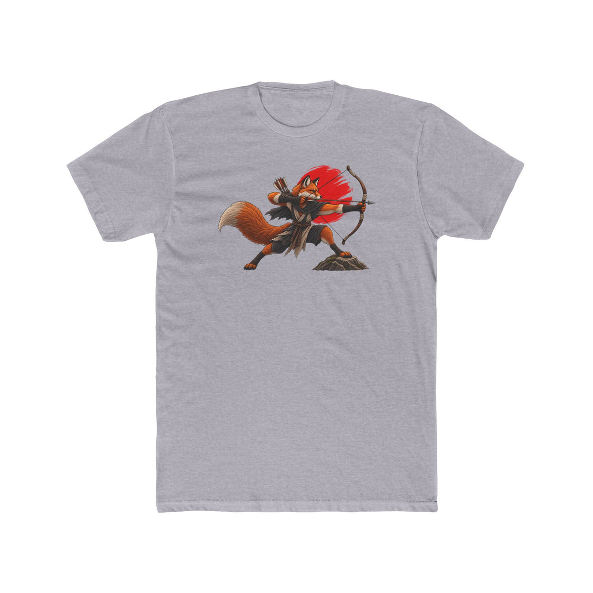 The Archer, a Shibui design, on a men's cotton crew tee