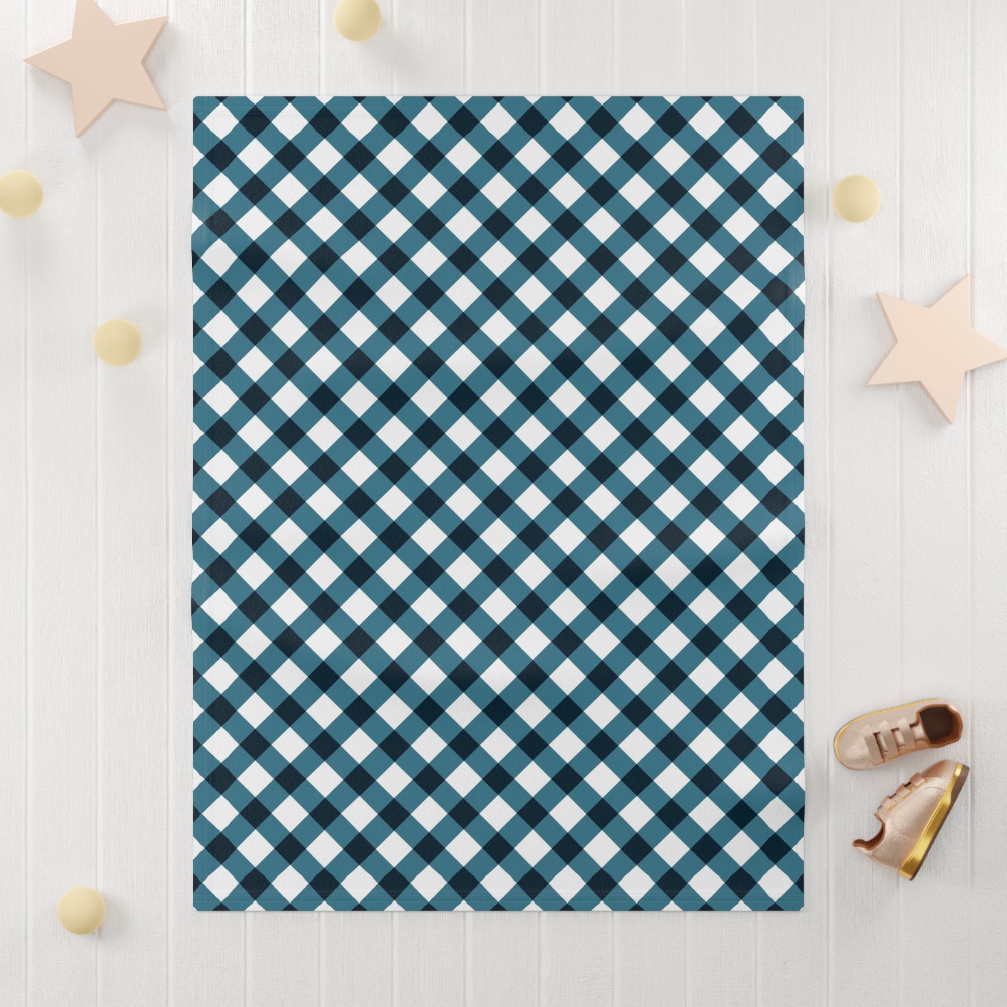 Soft Fleece Baby Blanket (AOP) - Seamless Designs 04