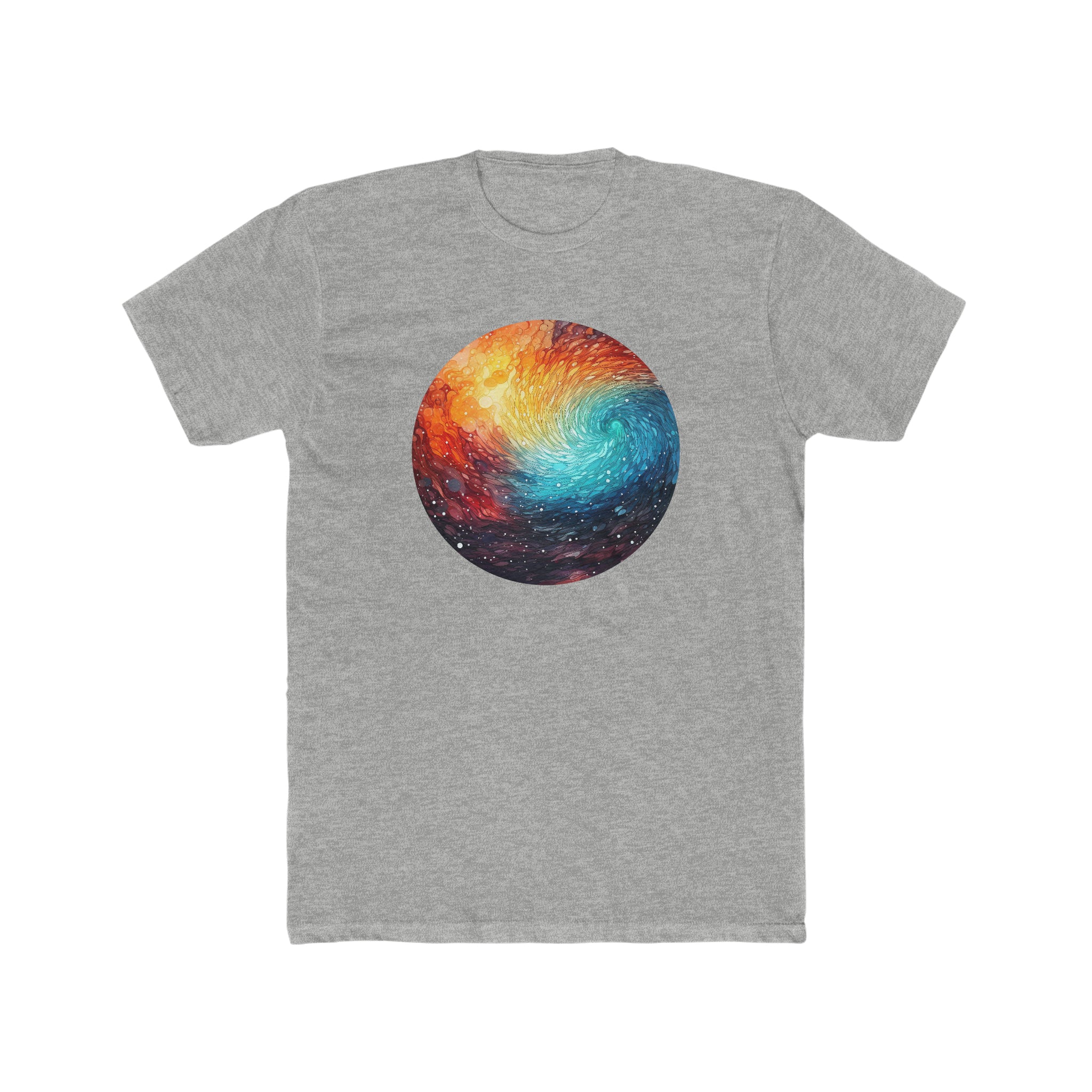 Men's Cotton Crew Tee - Pointillism Designs 20