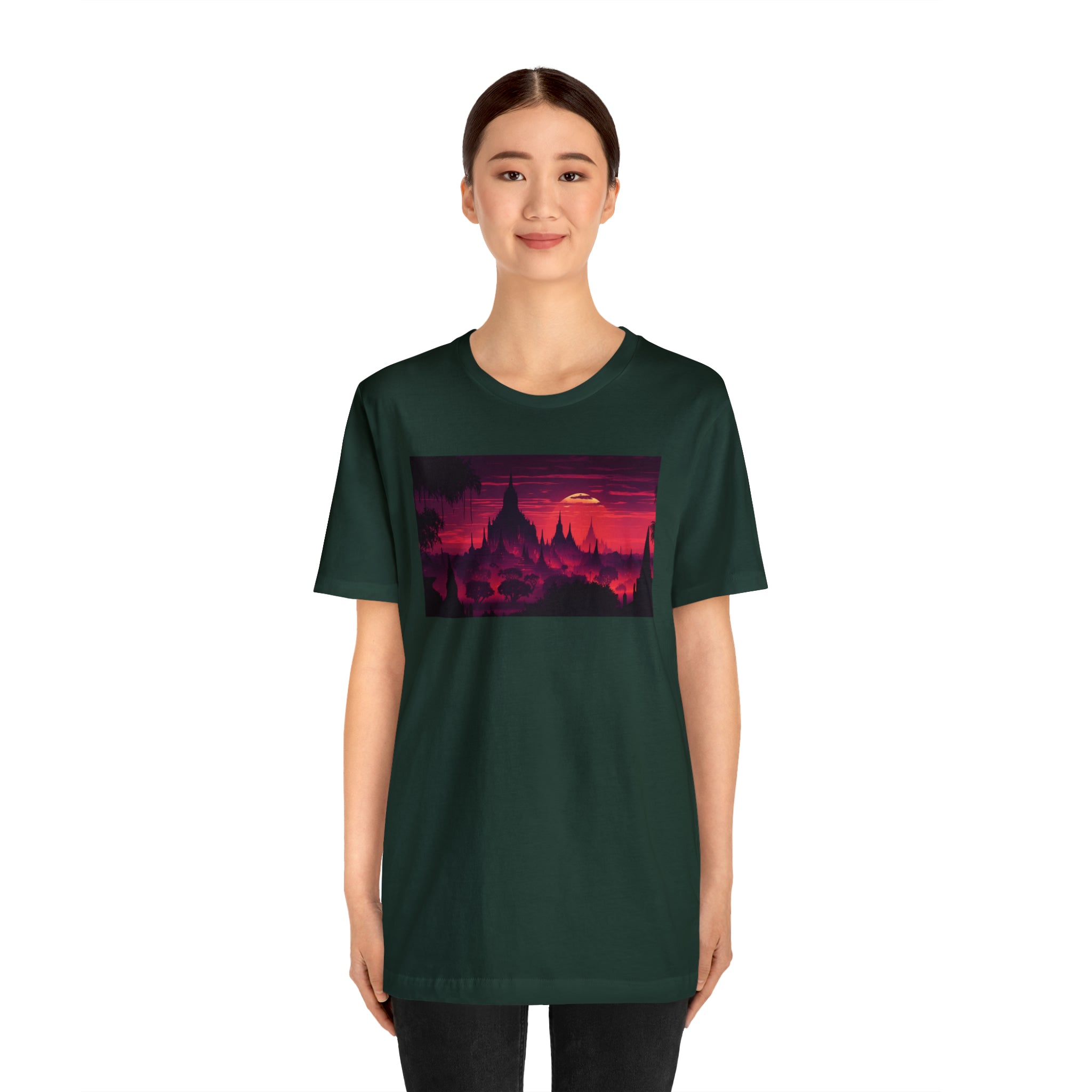 Unisex Jersey Short Sleeve Tee - Bagan, Myanmar