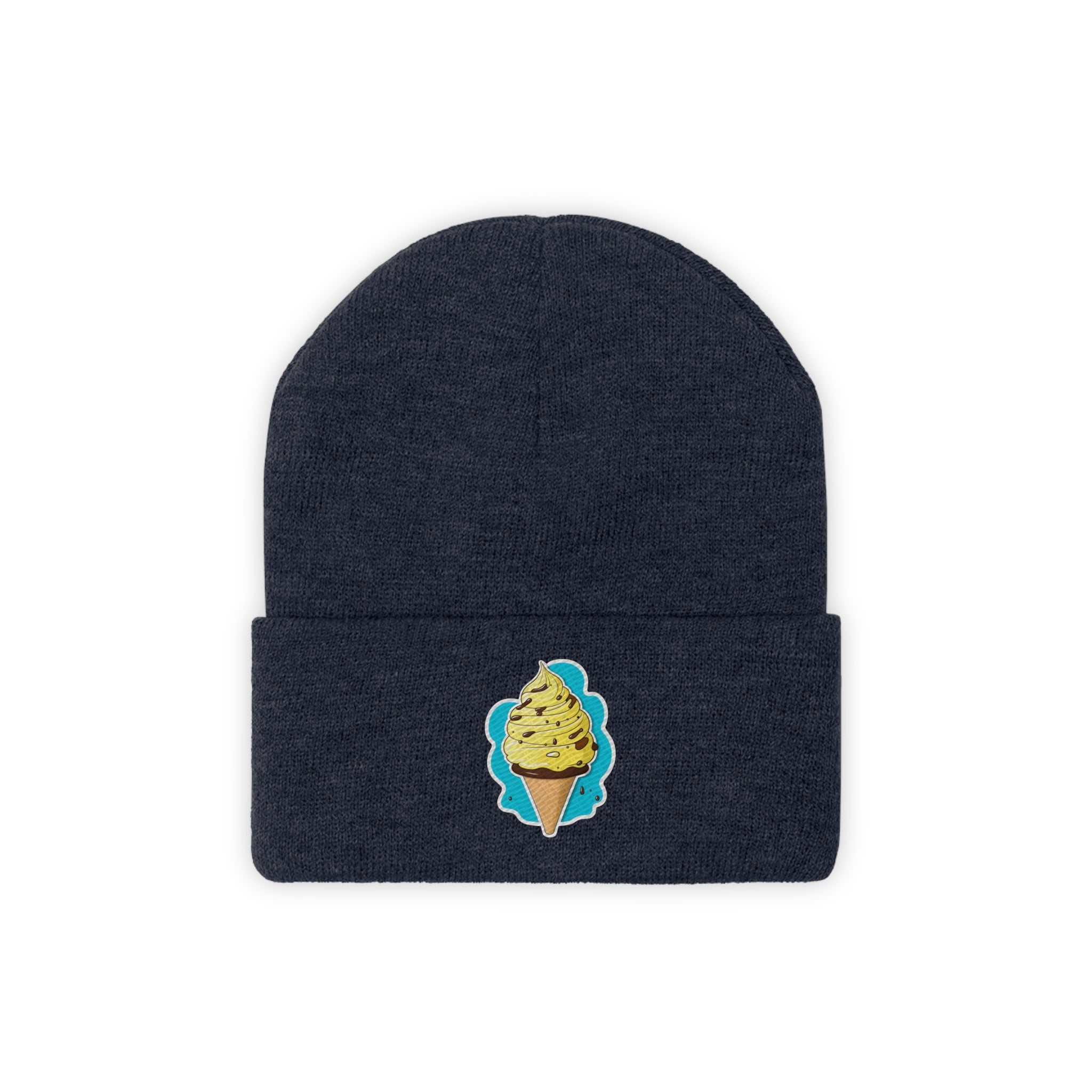 Knit Beanie - Ice-cream Pop Art 01