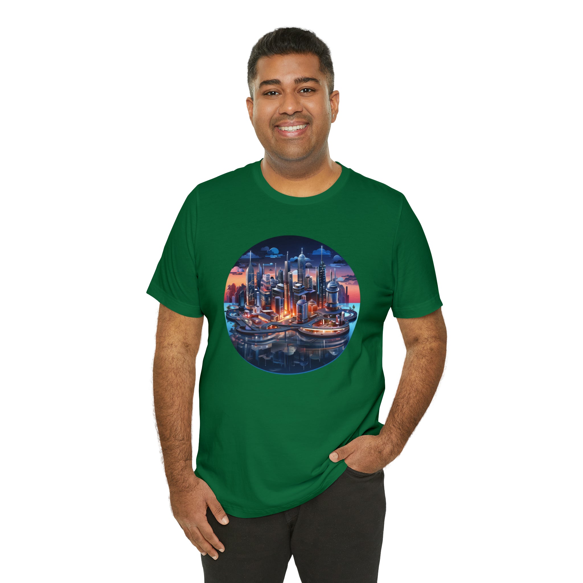 Unisex Jersey Short Sleeve Tee - Isometric Designs 05