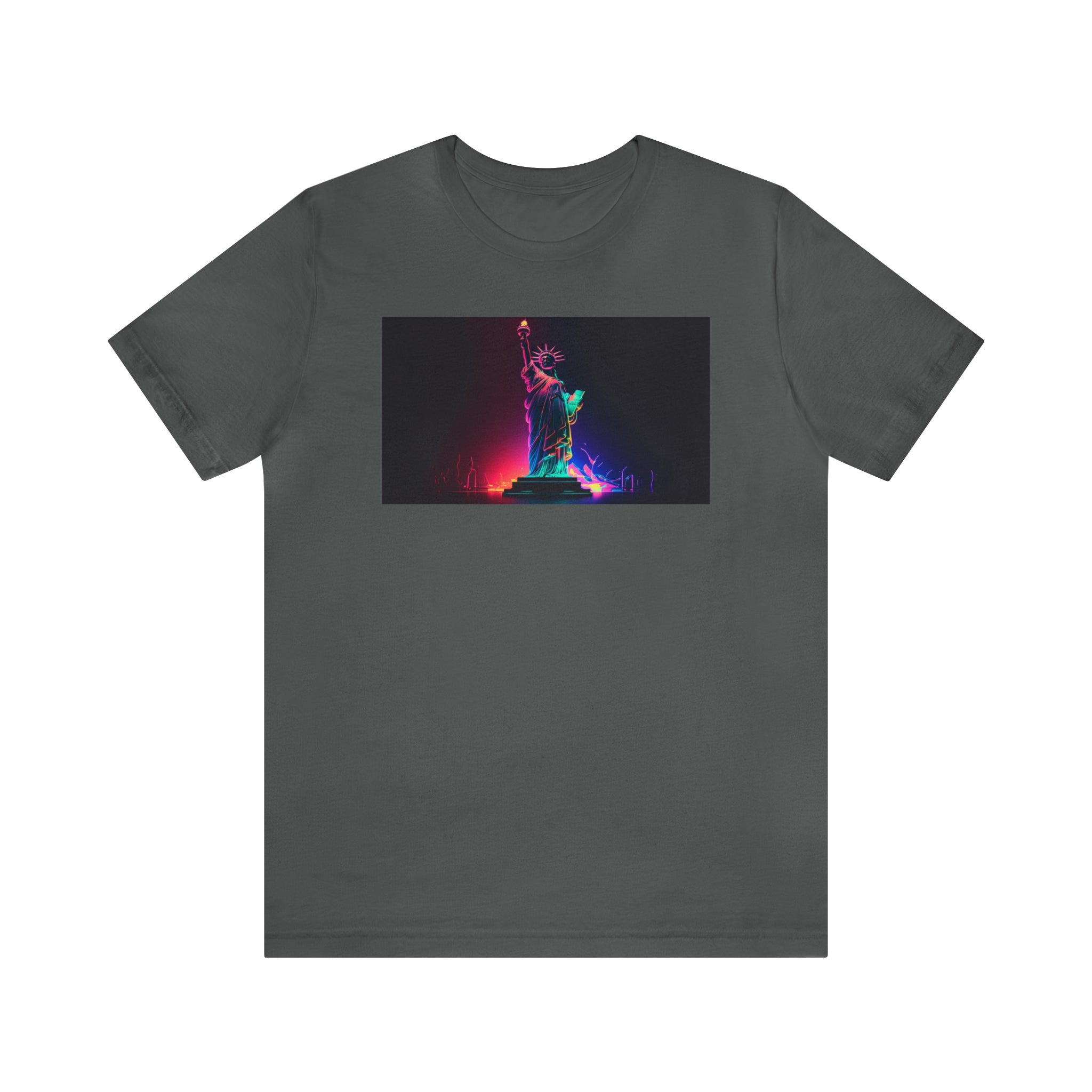 Unisex Jersey Short Sleeve Tee - Statue of Liberty, New York, USA