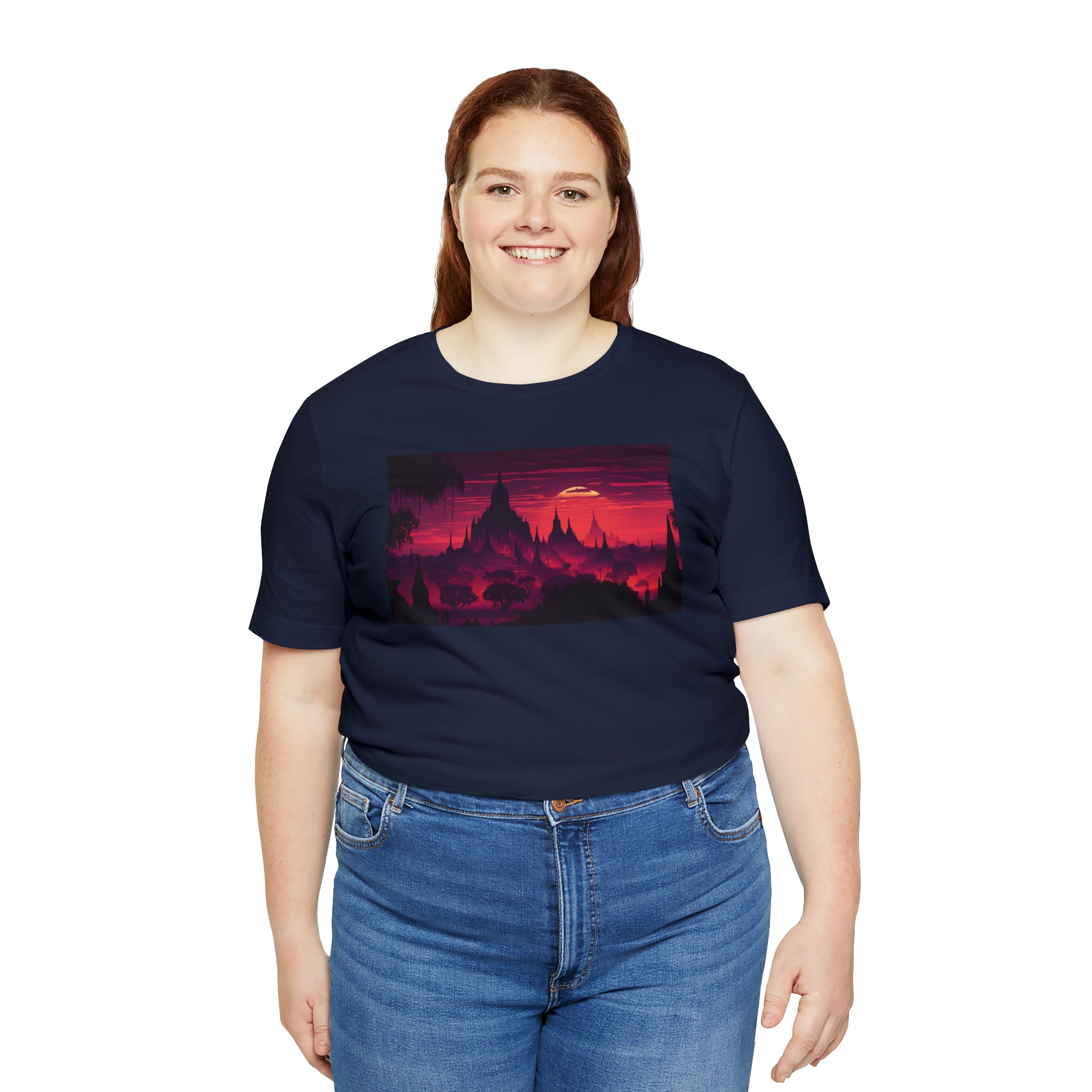 Unisex Jersey Short Sleeve Tee - Bagan, Myanmar