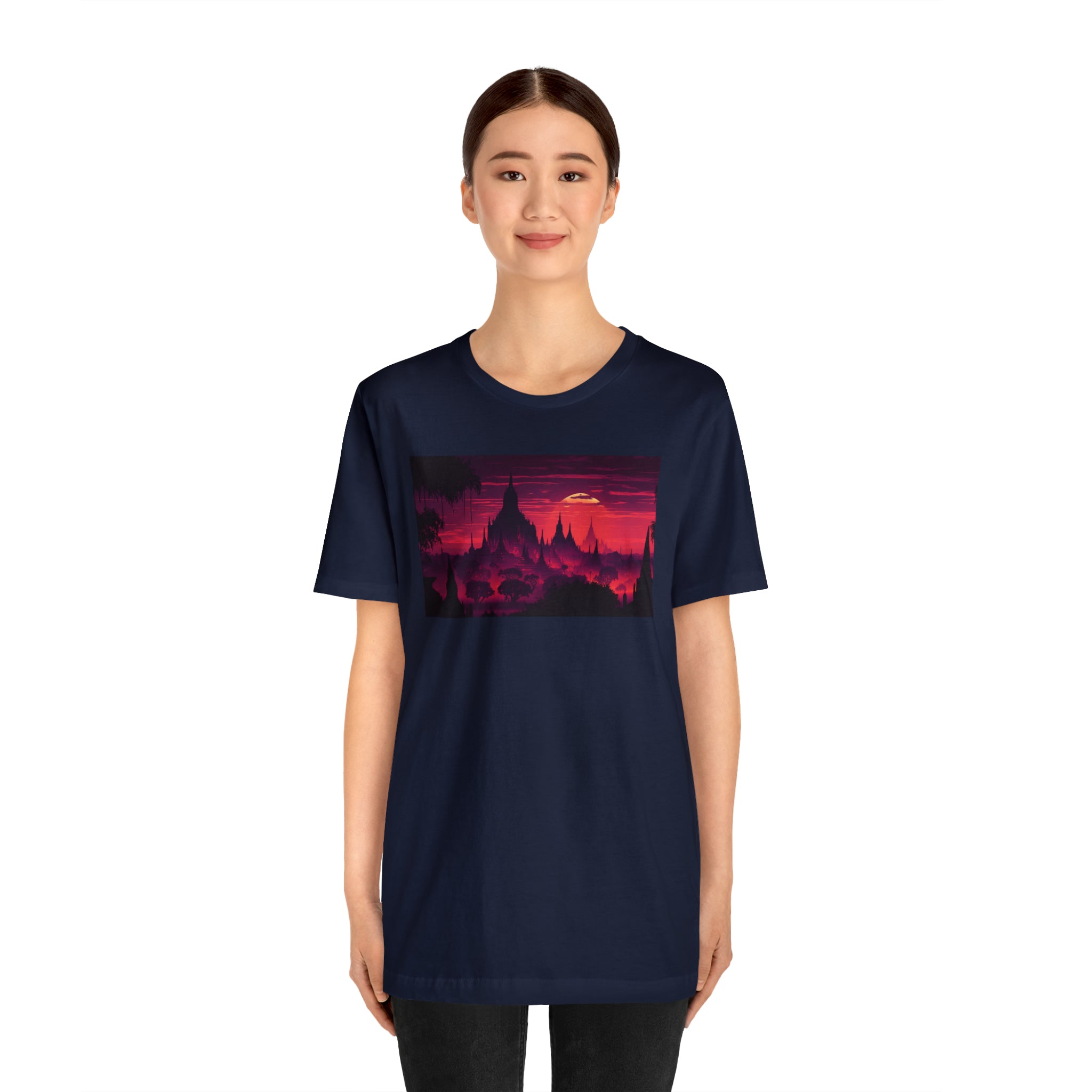 Unisex Jersey Short Sleeve Tee - Bagan, Myanmar