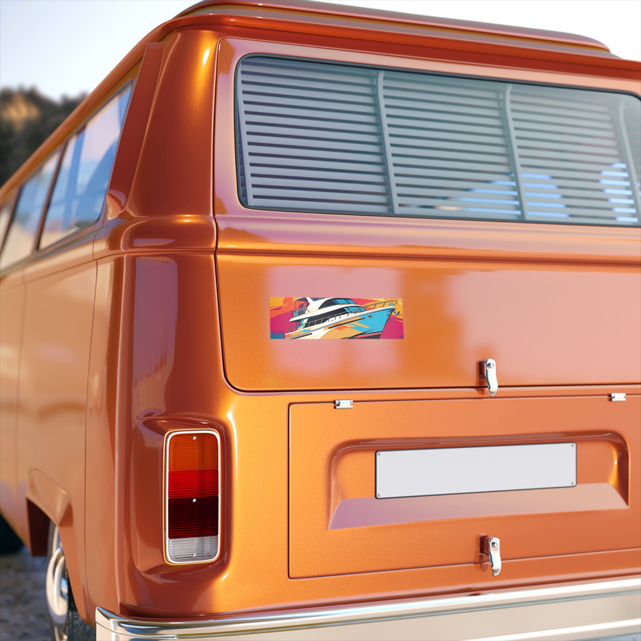 Bumper Stickers - Pop Art Designs, Yacht