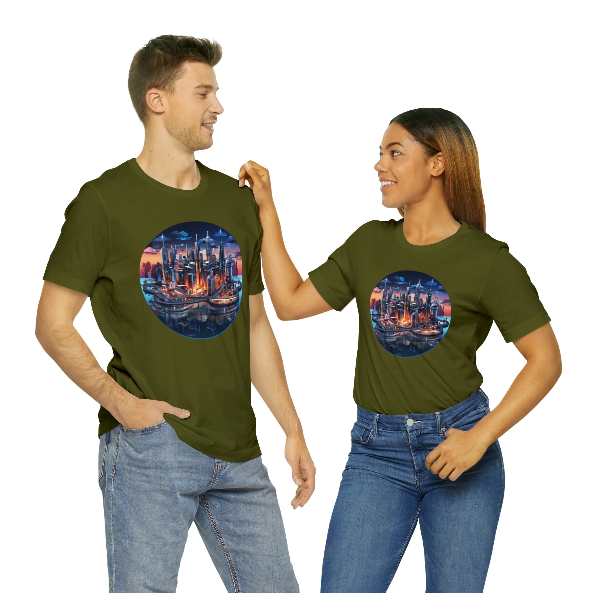 Unisex Jersey Short Sleeve Tee - Isometric Designs 05