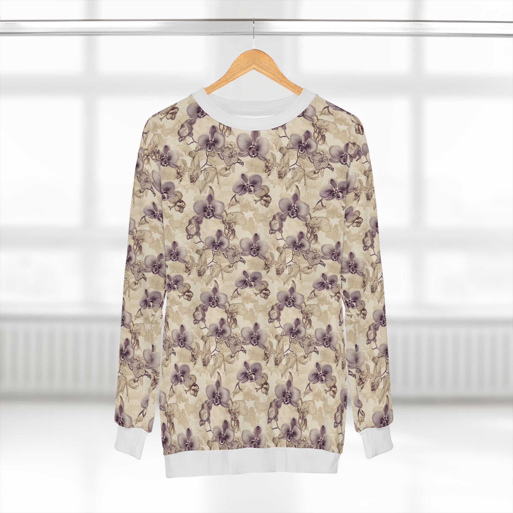 Unisex Sweatshirt (AOP) - Seamless Watercolor Designs 10