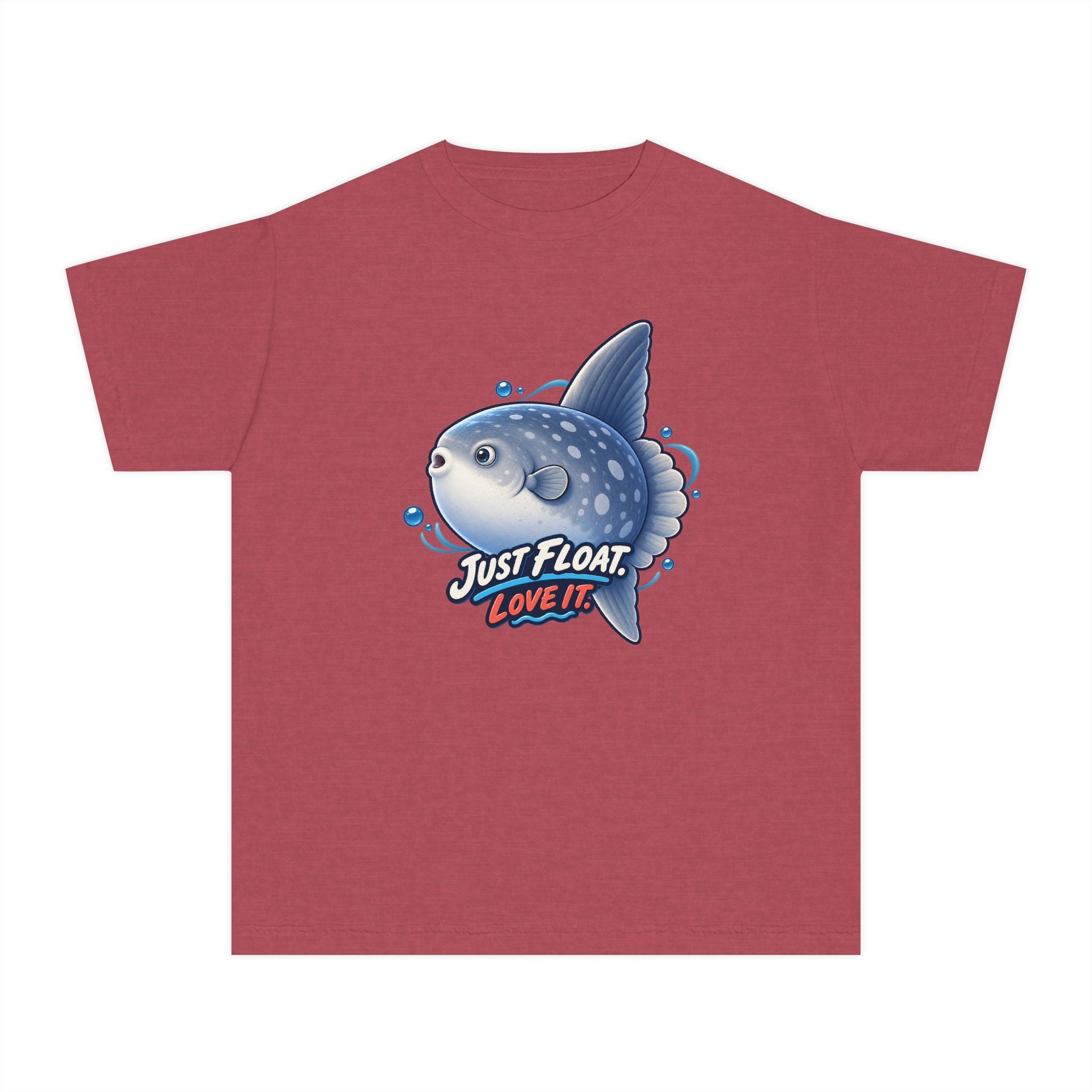 Youth Midweight Cotton Tee - Sunfish drifting