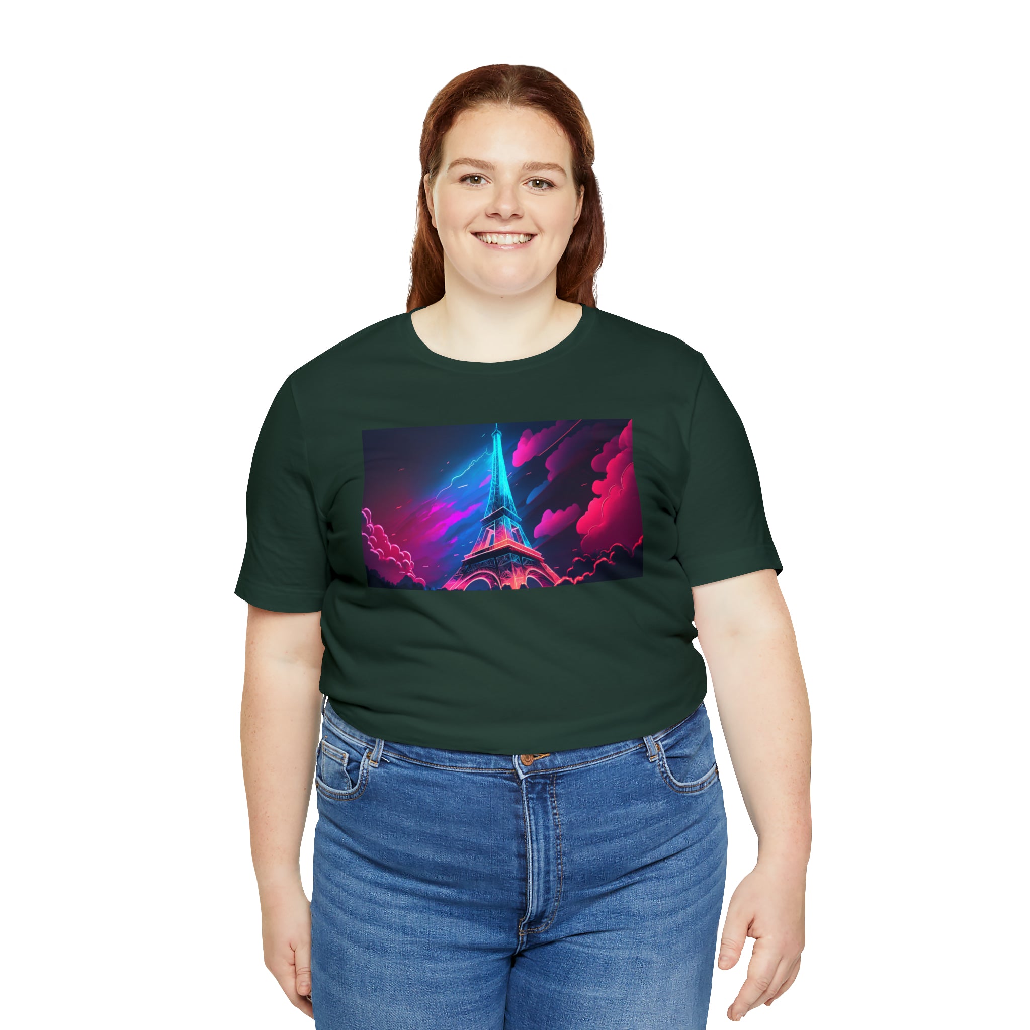 Unisex Jersey Short Sleeve Tee - Eiffel Tower, France