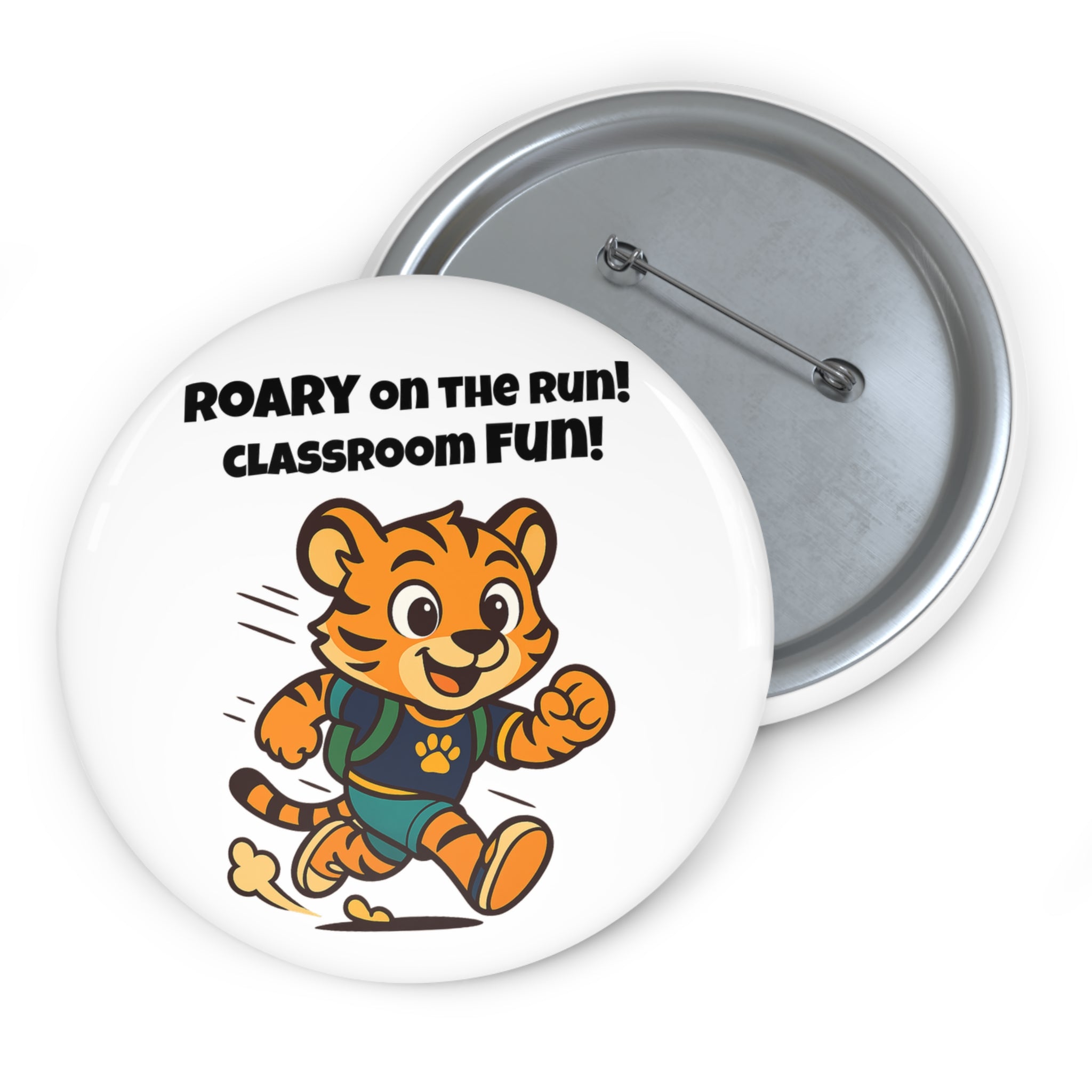 Roary Pin Buttons - Classroom Time