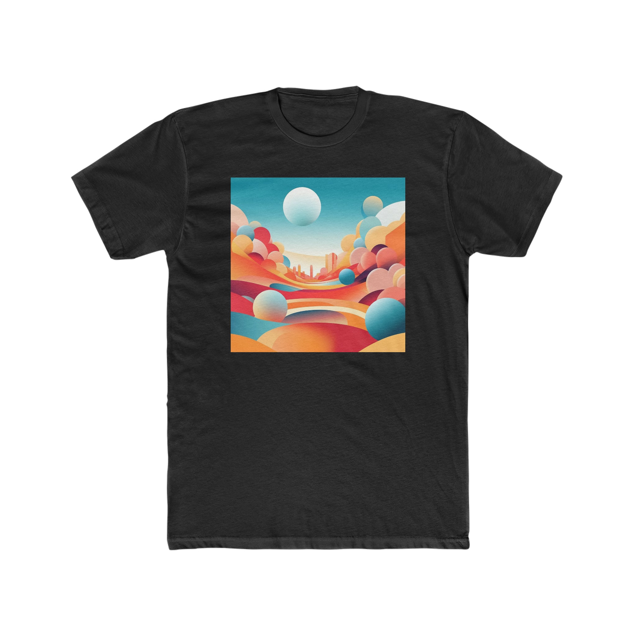 Men's Cotton Crew Tee - Vector Art Design 10