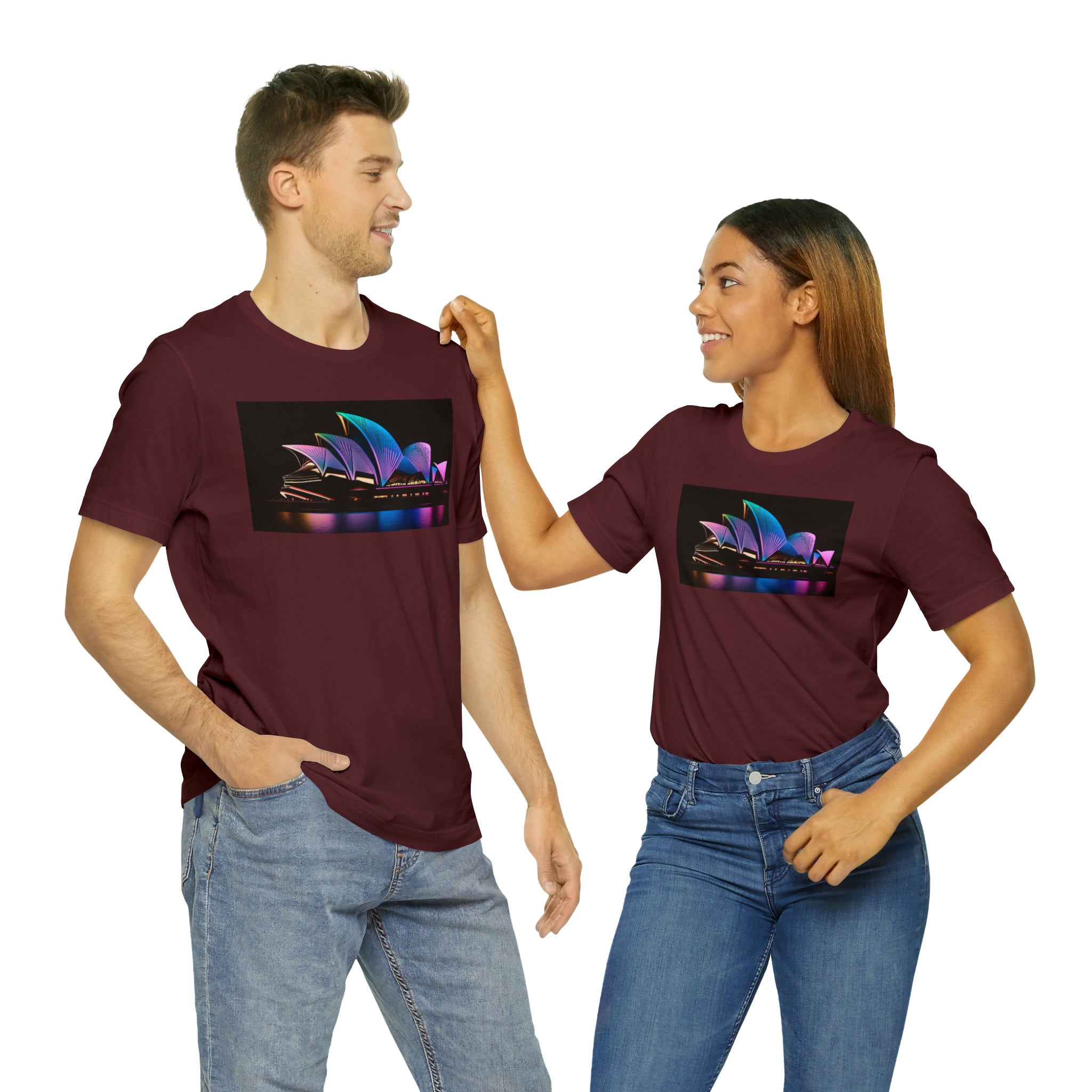 Unisex Jersey Short Sleeve Tee - Sydney Opera House, Australia