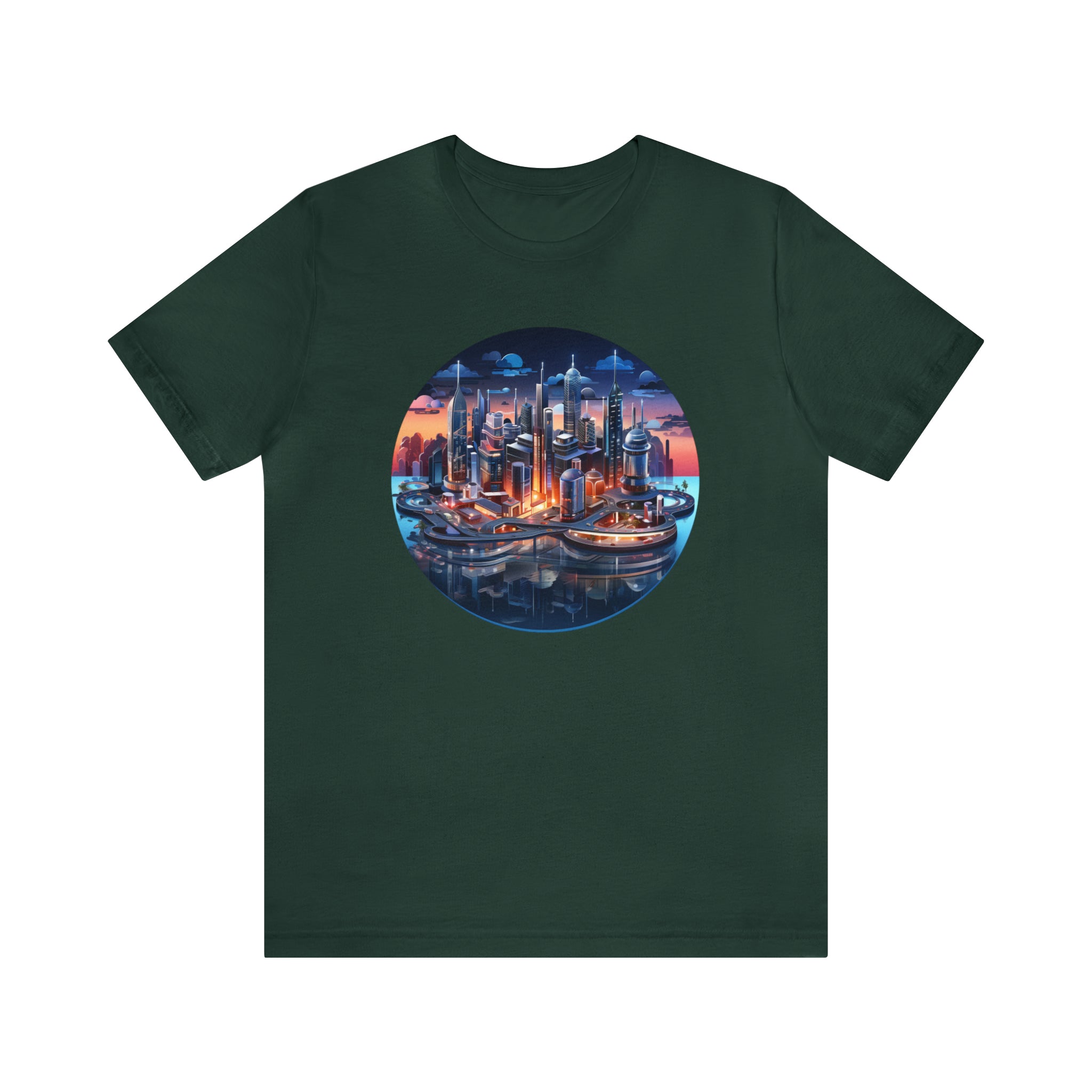 Unisex Jersey Short Sleeve Tee - Isometric Designs 05