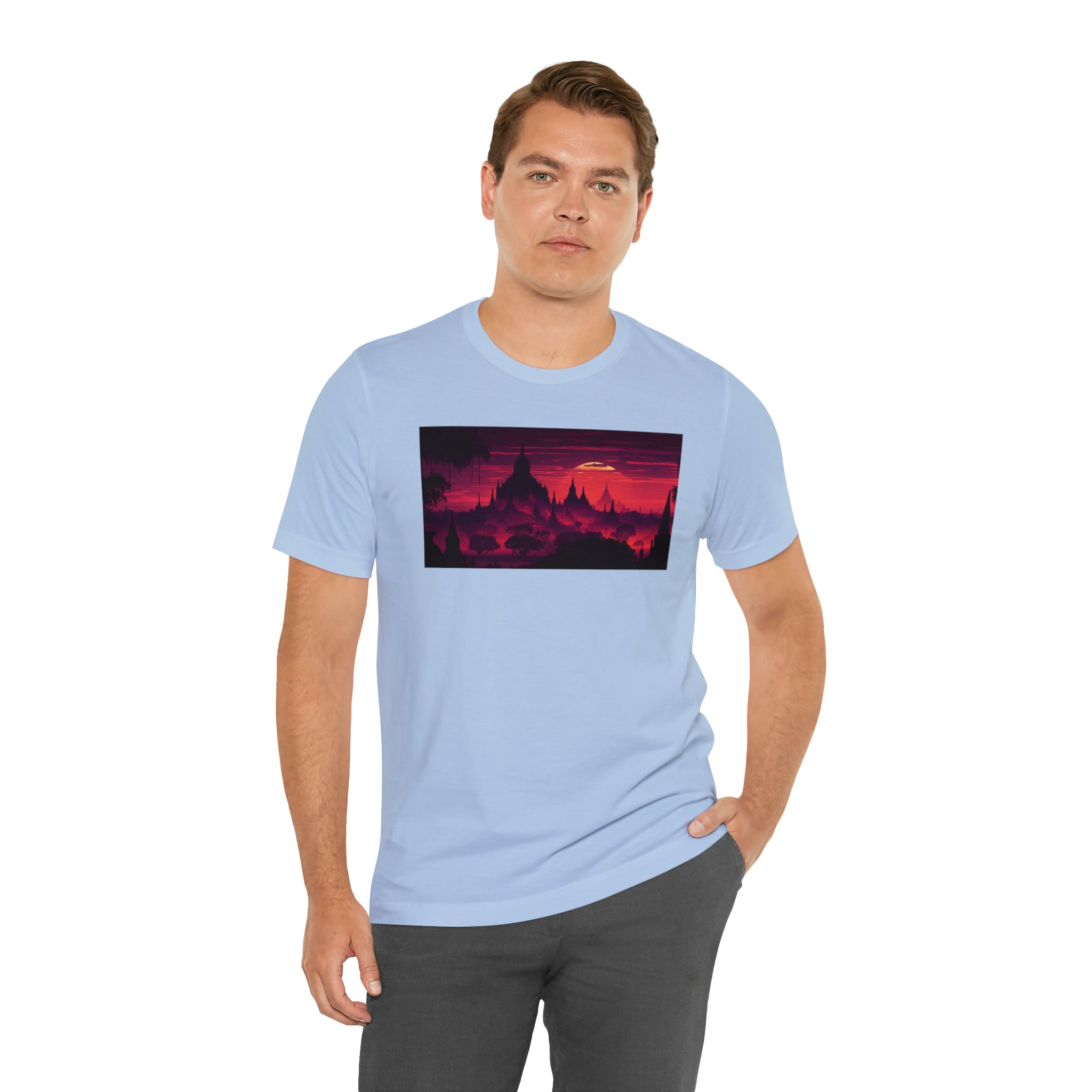 Unisex Jersey Short Sleeve Tee - Bagan, Myanmar