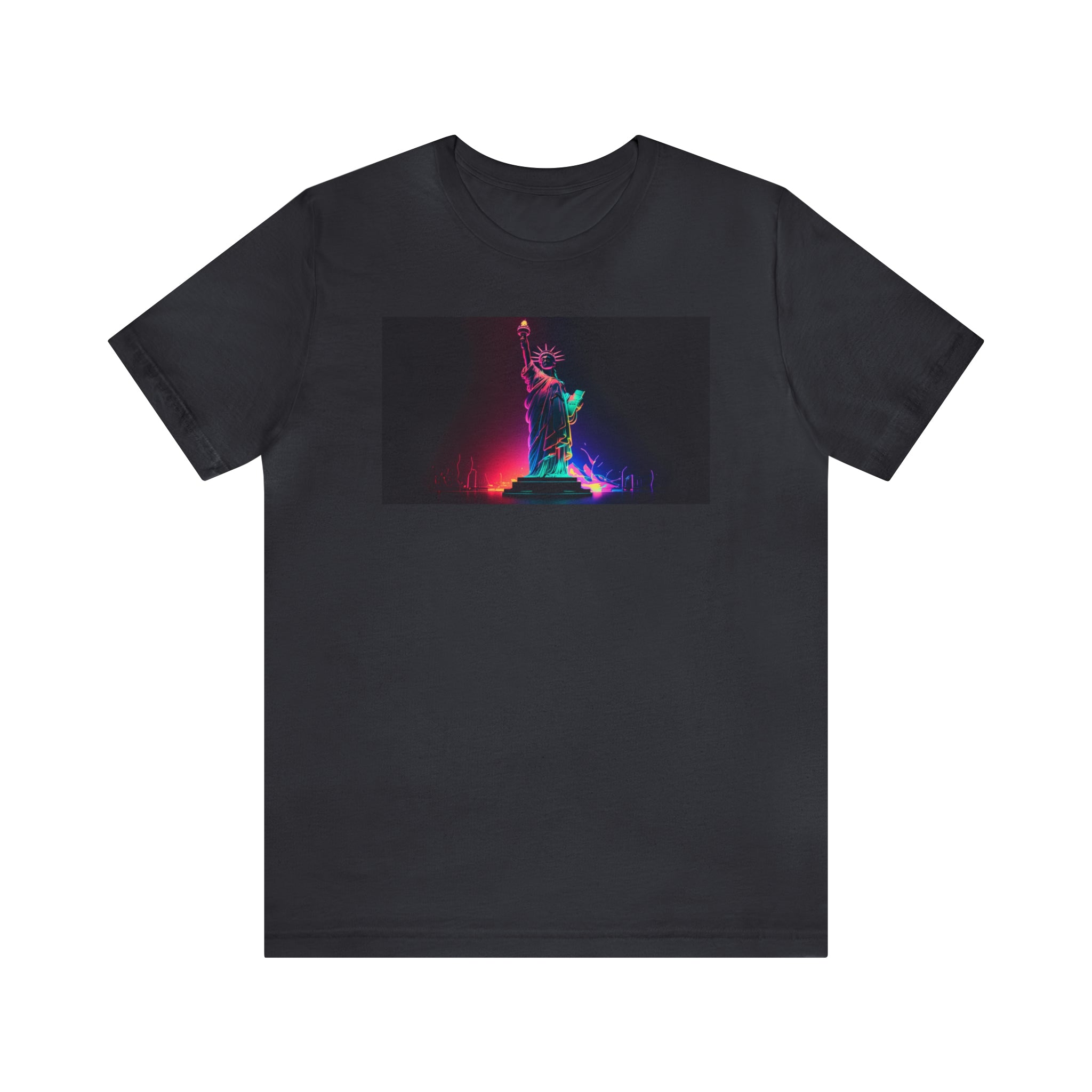 Unisex Jersey Short Sleeve Tee - Statue of Liberty, New York, USA