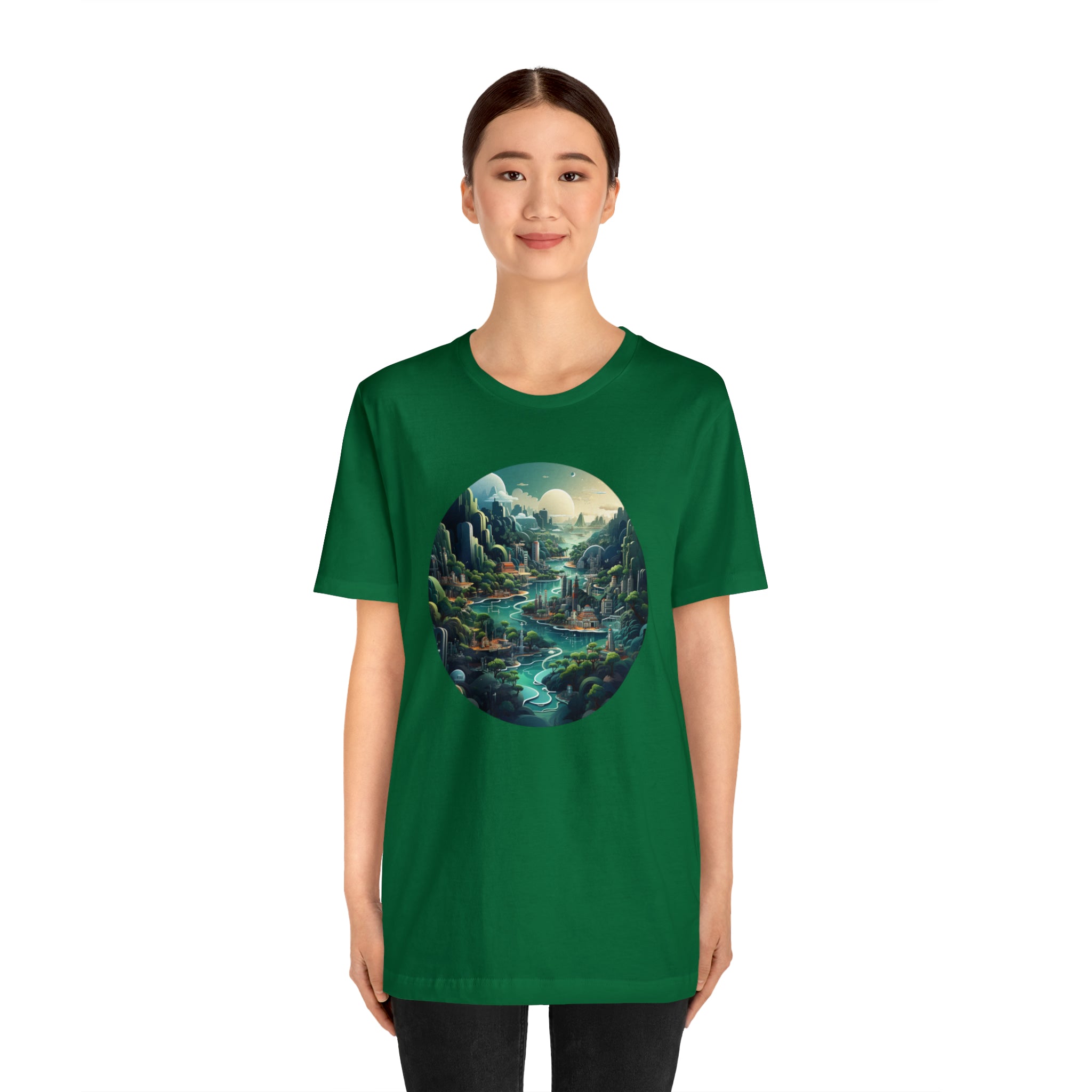 Unisex Jersey Short Sleeve Tee - Isometric Designs 04