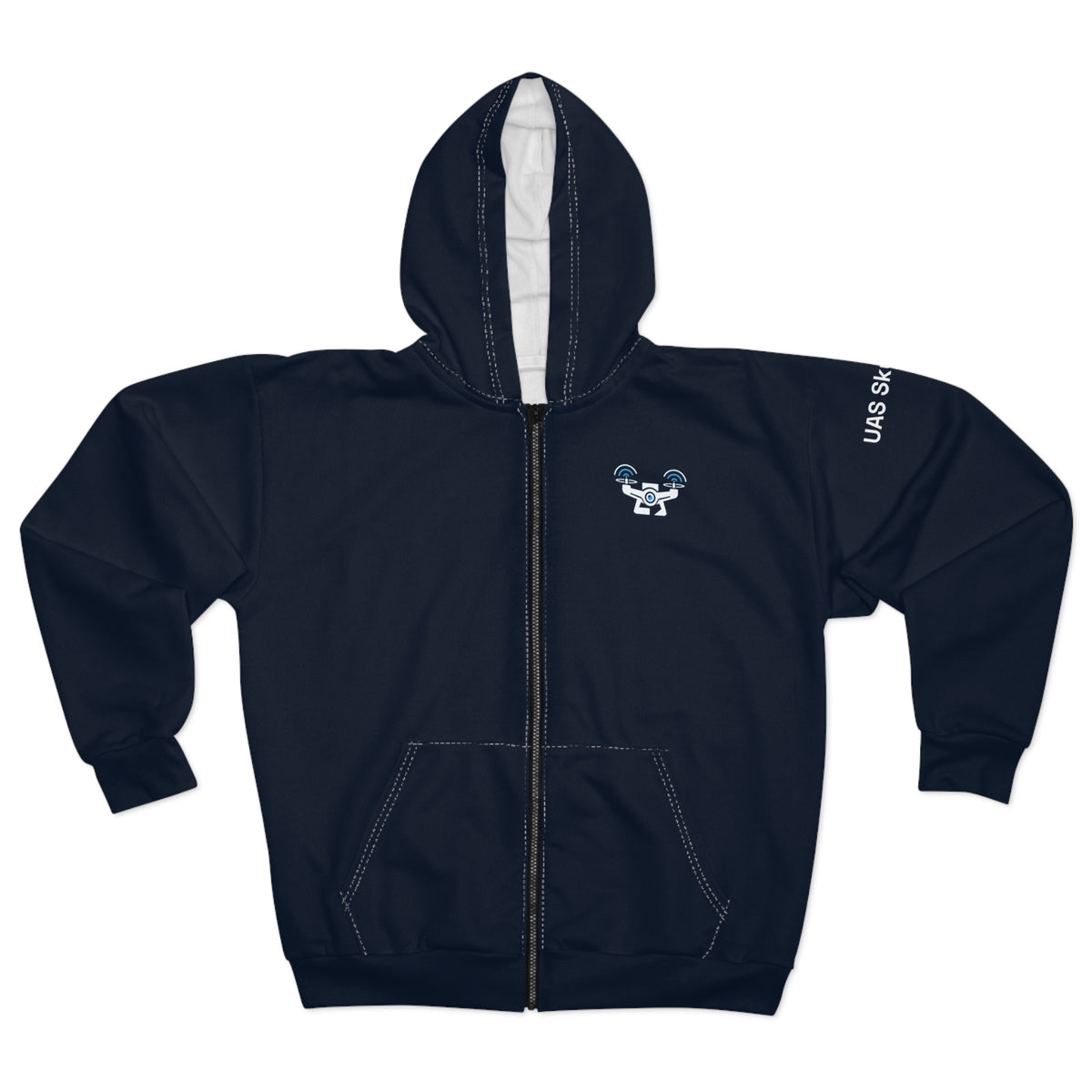 UAS SkyCheck Drone Pilot Zip Hoodie