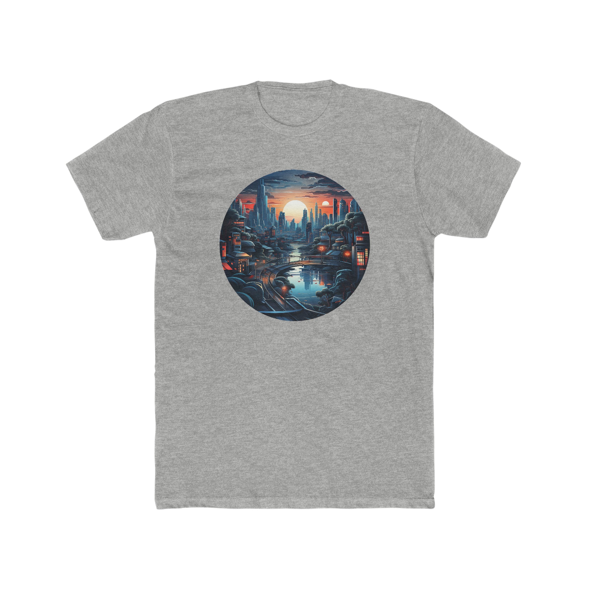 Men's Cotton Crew Tee - Isometric Designs 01
