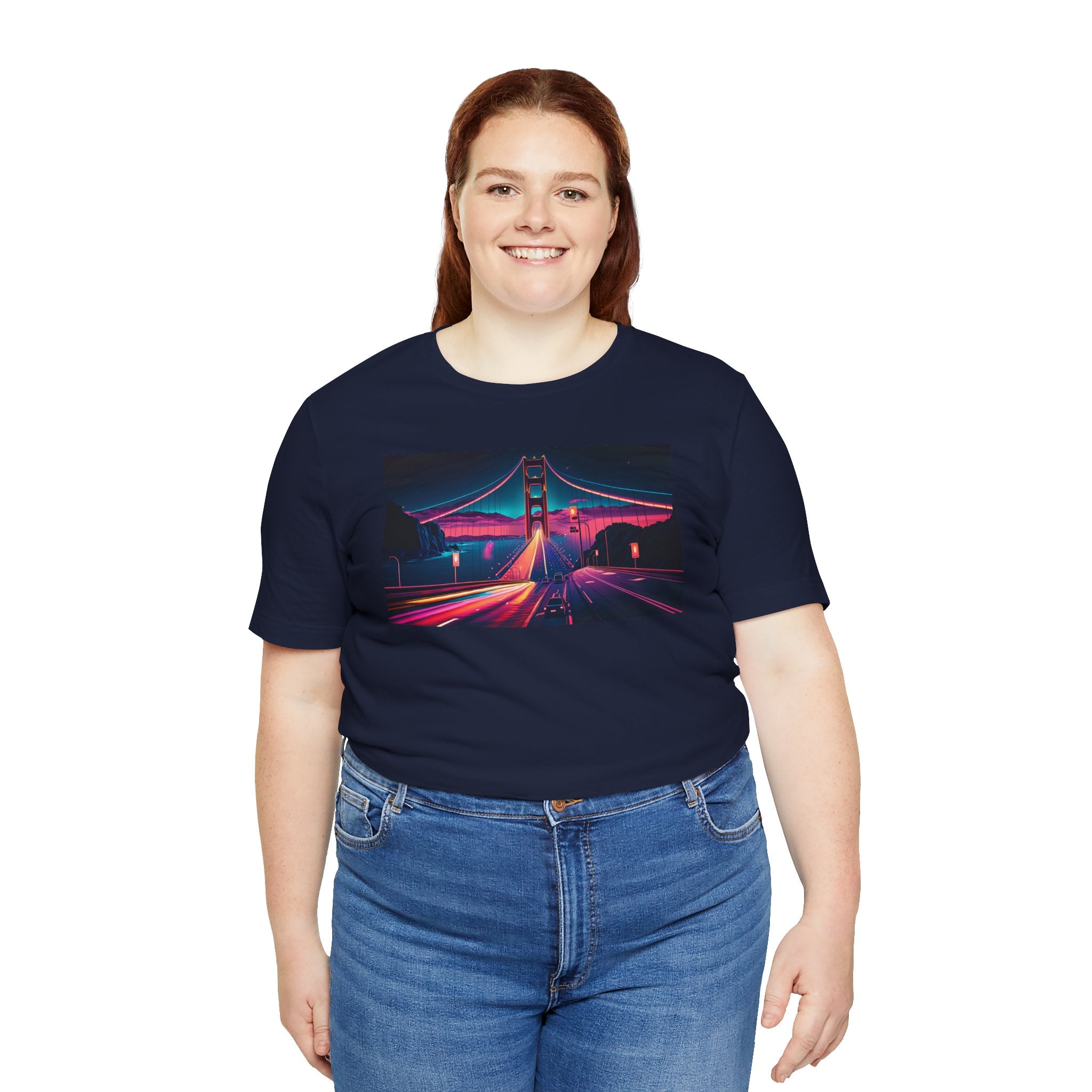 Unisex Jersey Short Sleeve Tee - Golden Gate Bridge, San Francisco, USA