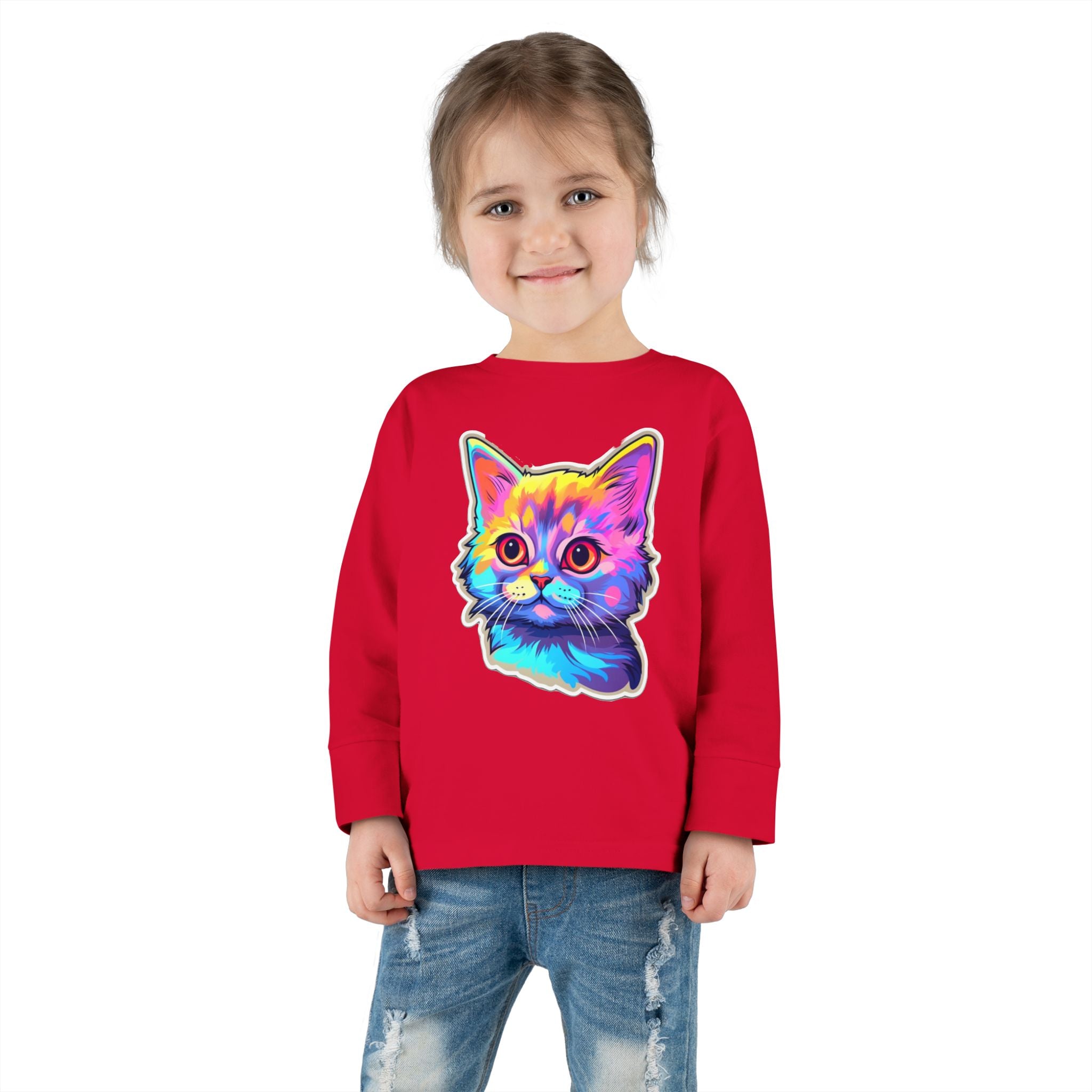 Toddler Long Sleeve Tee - Kittens 03