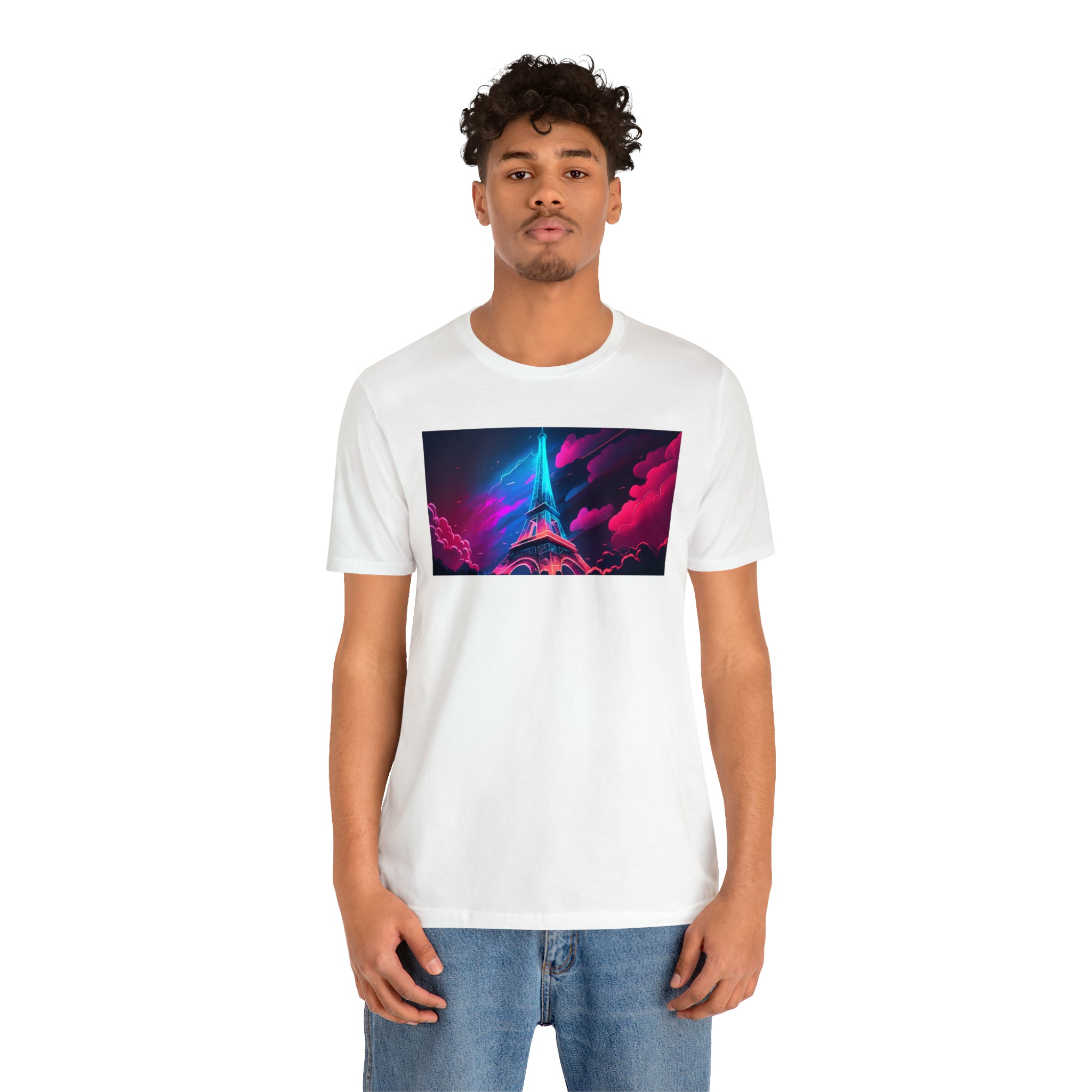 Unisex Jersey Short Sleeve Tee - Eiffel Tower, France