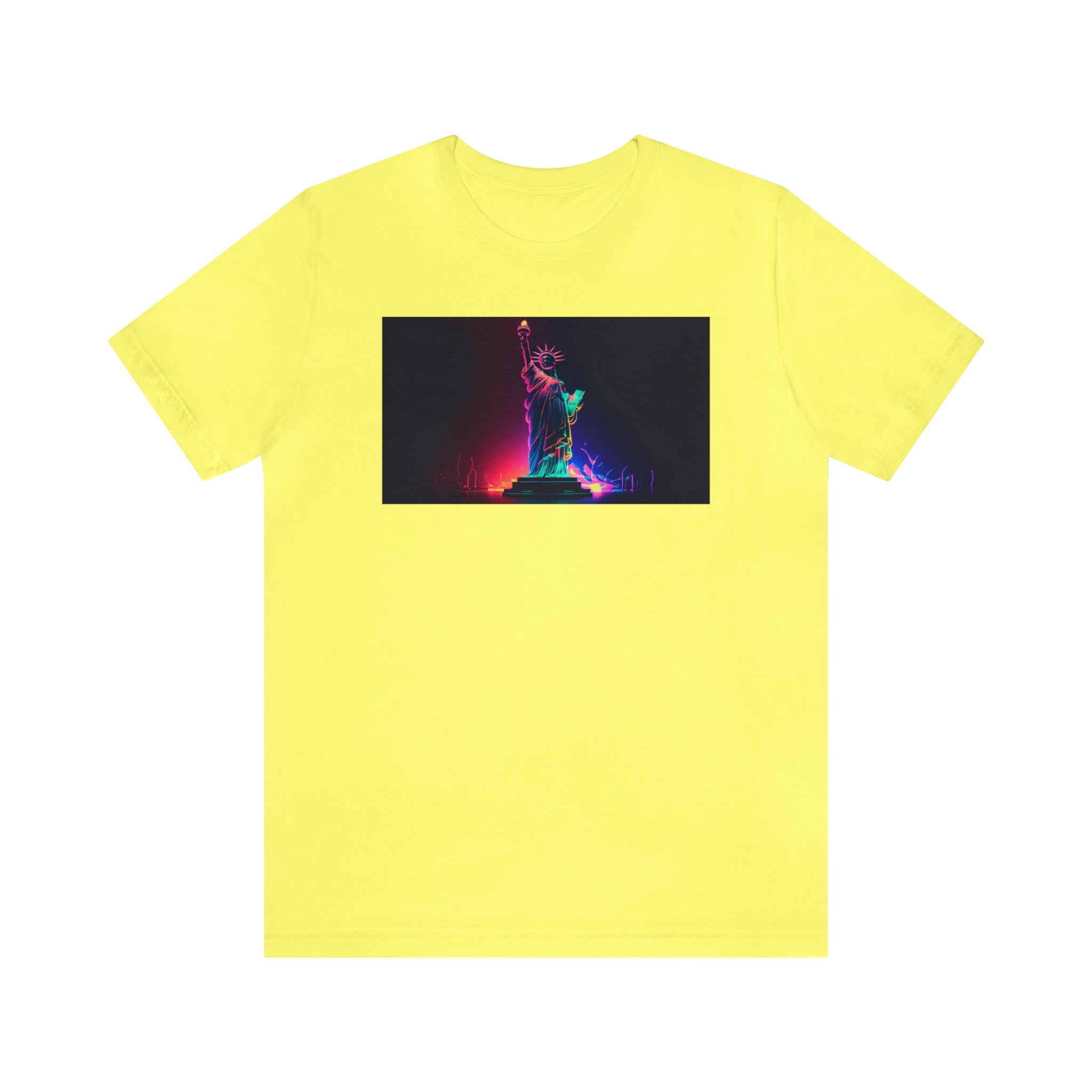 Unisex Jersey Short Sleeve Tee - Statue of Liberty, New York, USA