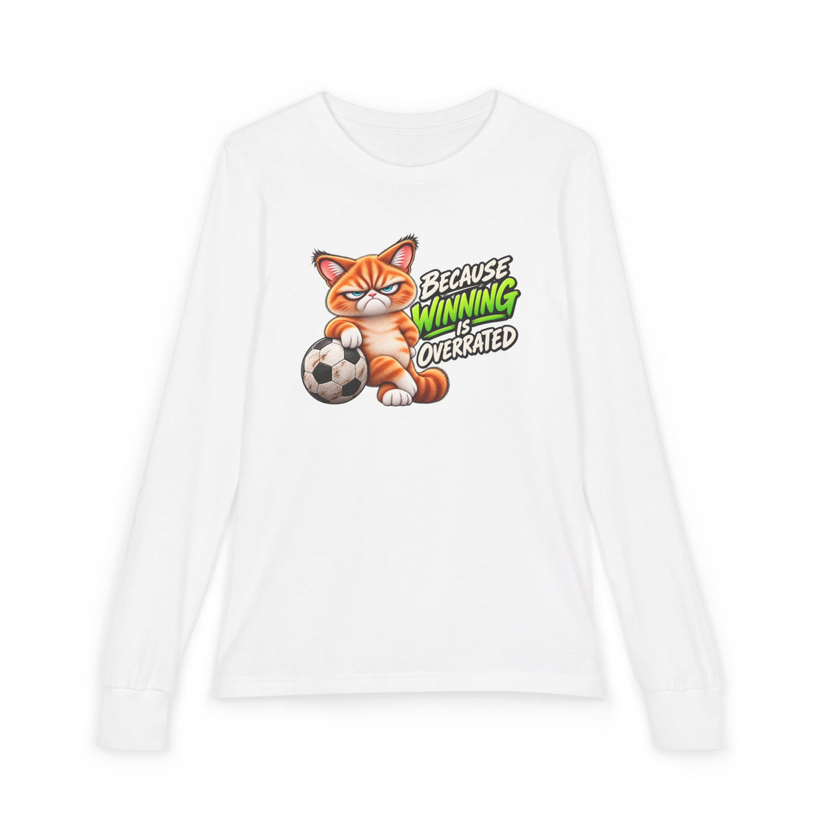 Because Winning is Overrated - Mildly Feral - Youth Long Sleeve Tee