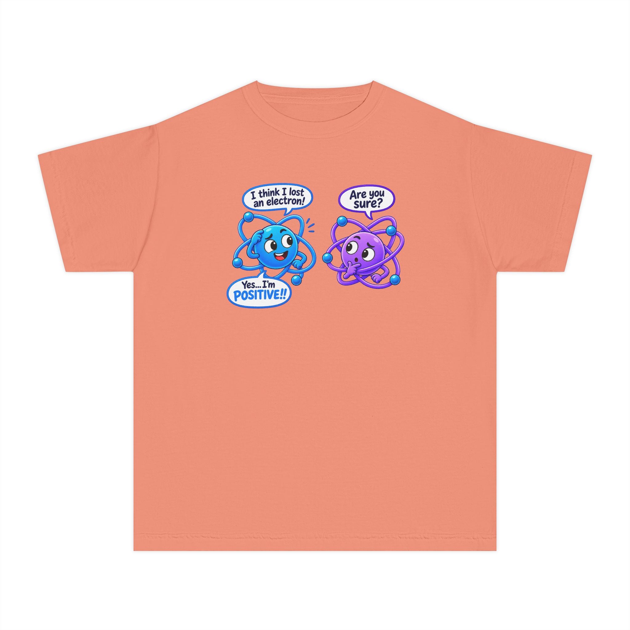 Youth Midweight Cotton Tee - Science collection - Atomic Conversation