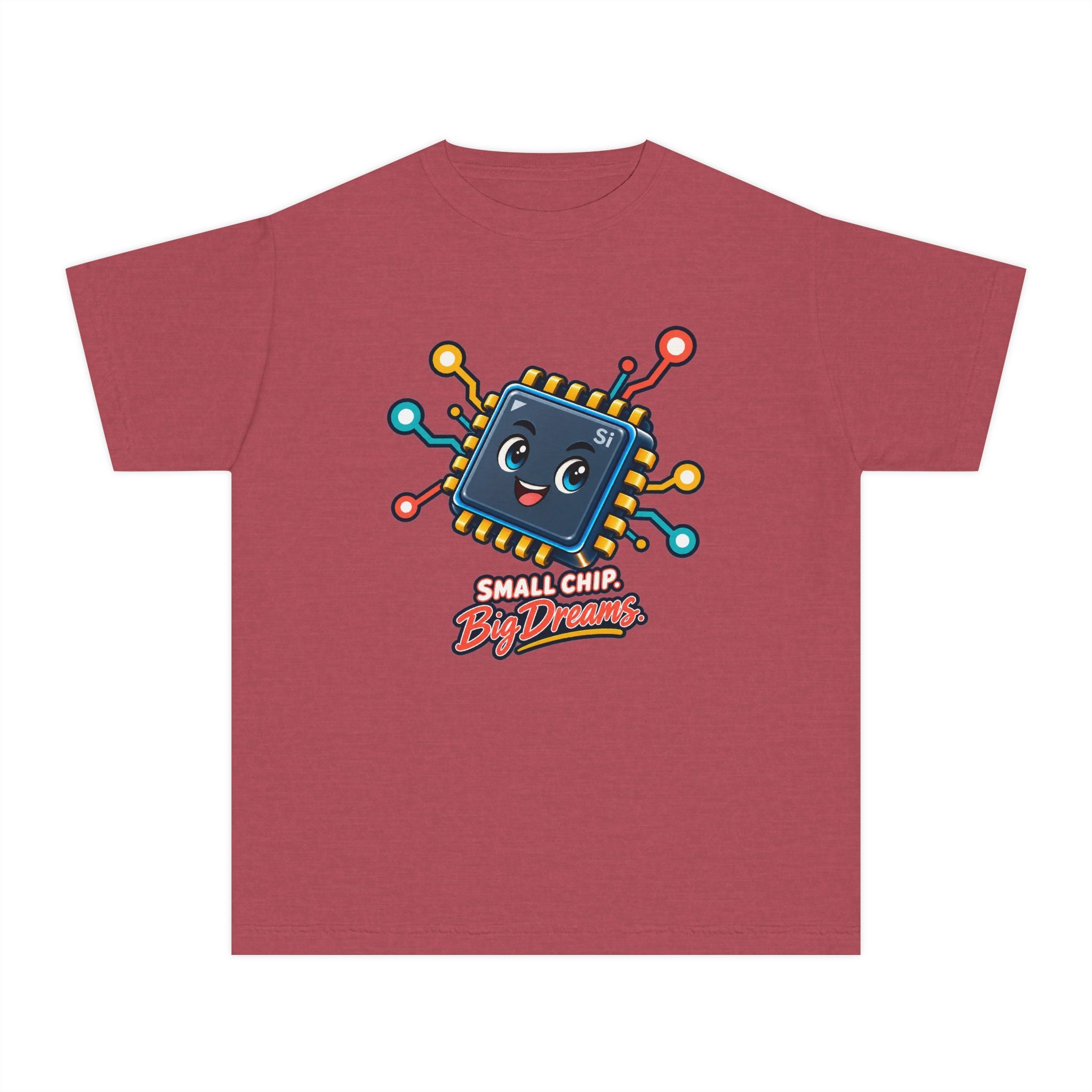 Youth Midweight Cotton Tee - Small Chip, Big Dreams