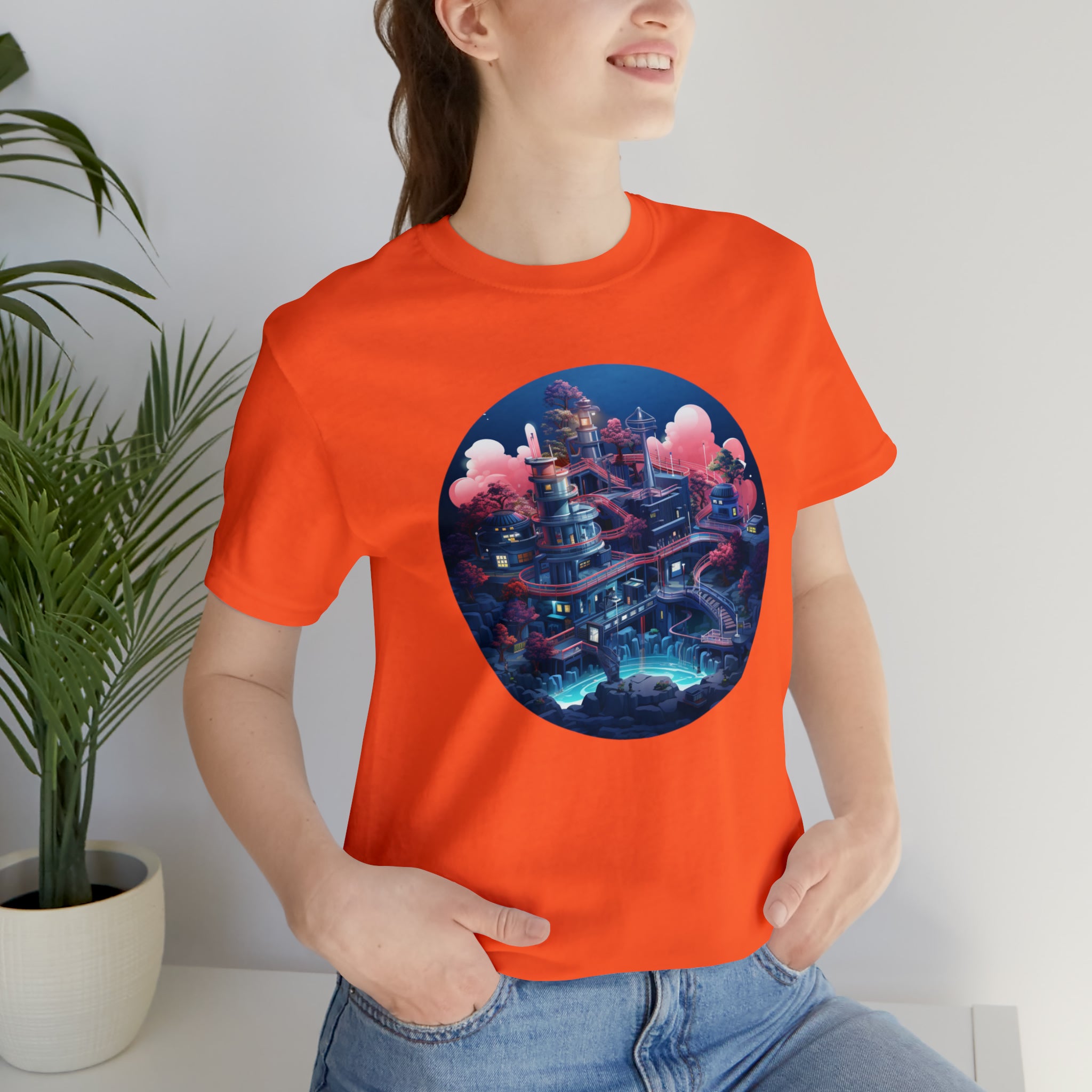 Unisex Jersey Short Sleeve Tee - Isometric Designs 03