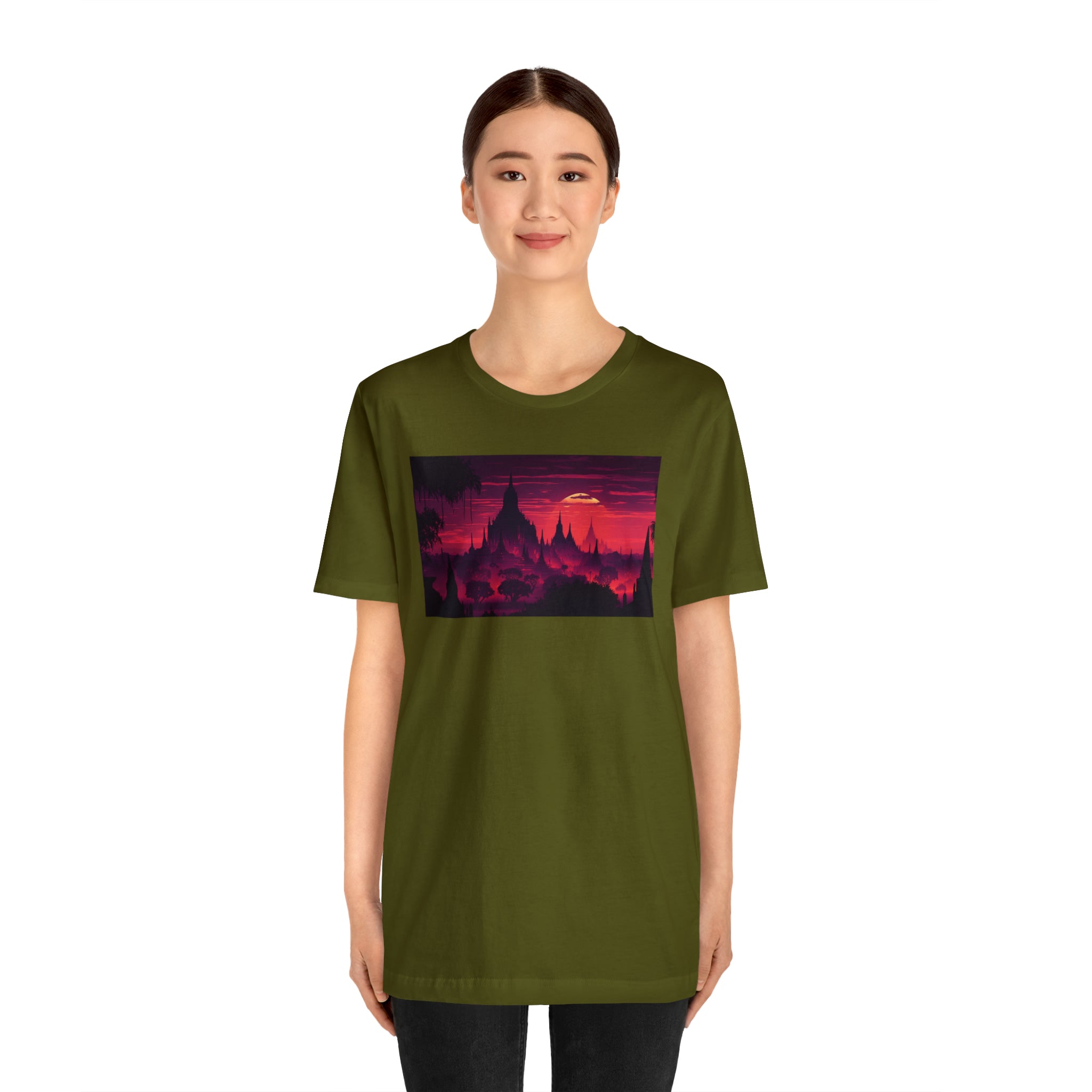 Unisex Jersey Short Sleeve Tee - Bagan, Myanmar