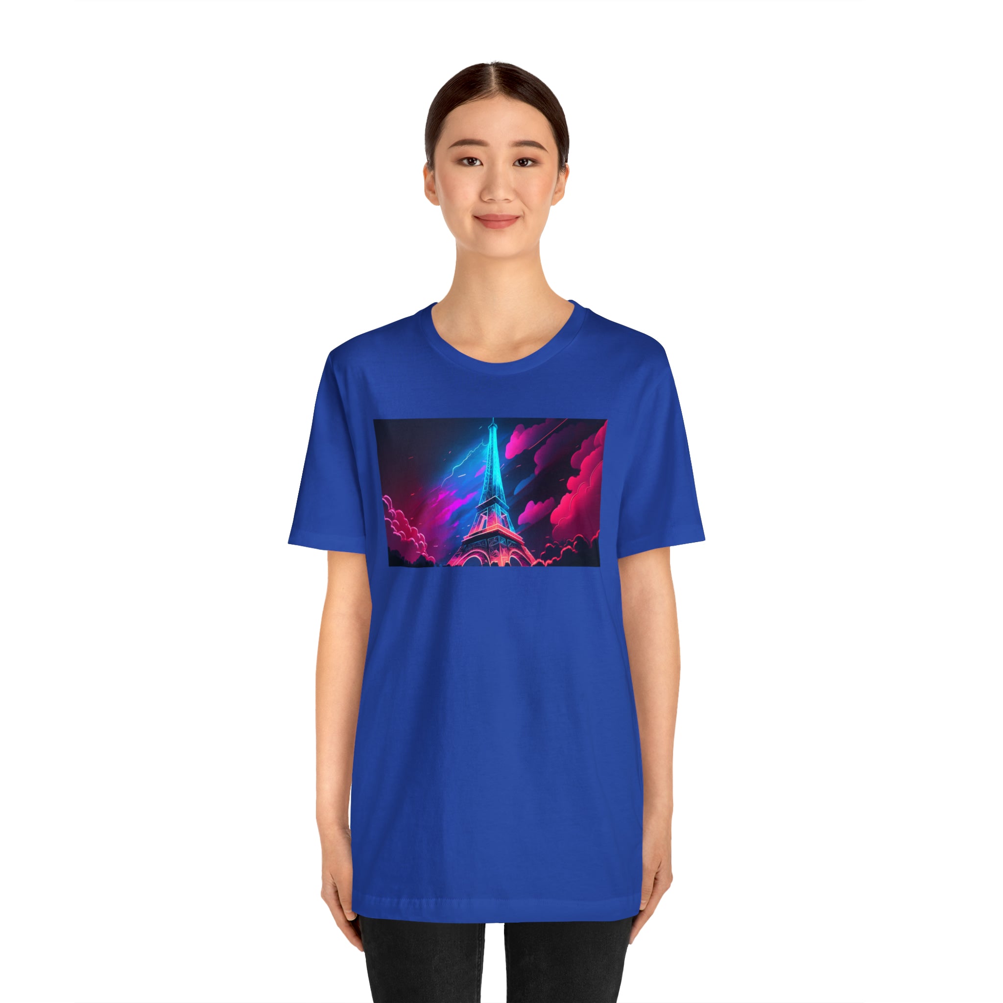 Unisex Jersey Short Sleeve Tee - Eiffel Tower, France