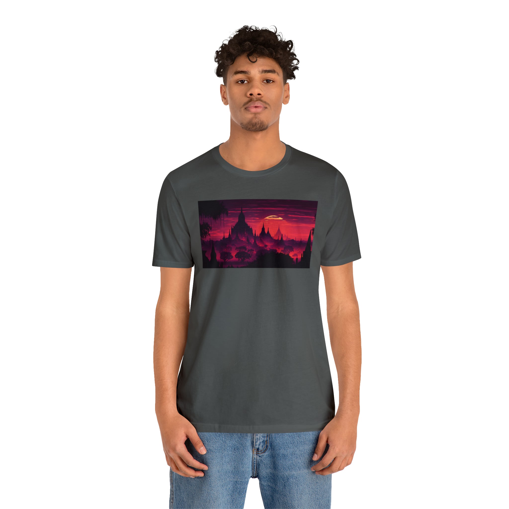 Unisex Jersey Short Sleeve Tee - Bagan, Myanmar