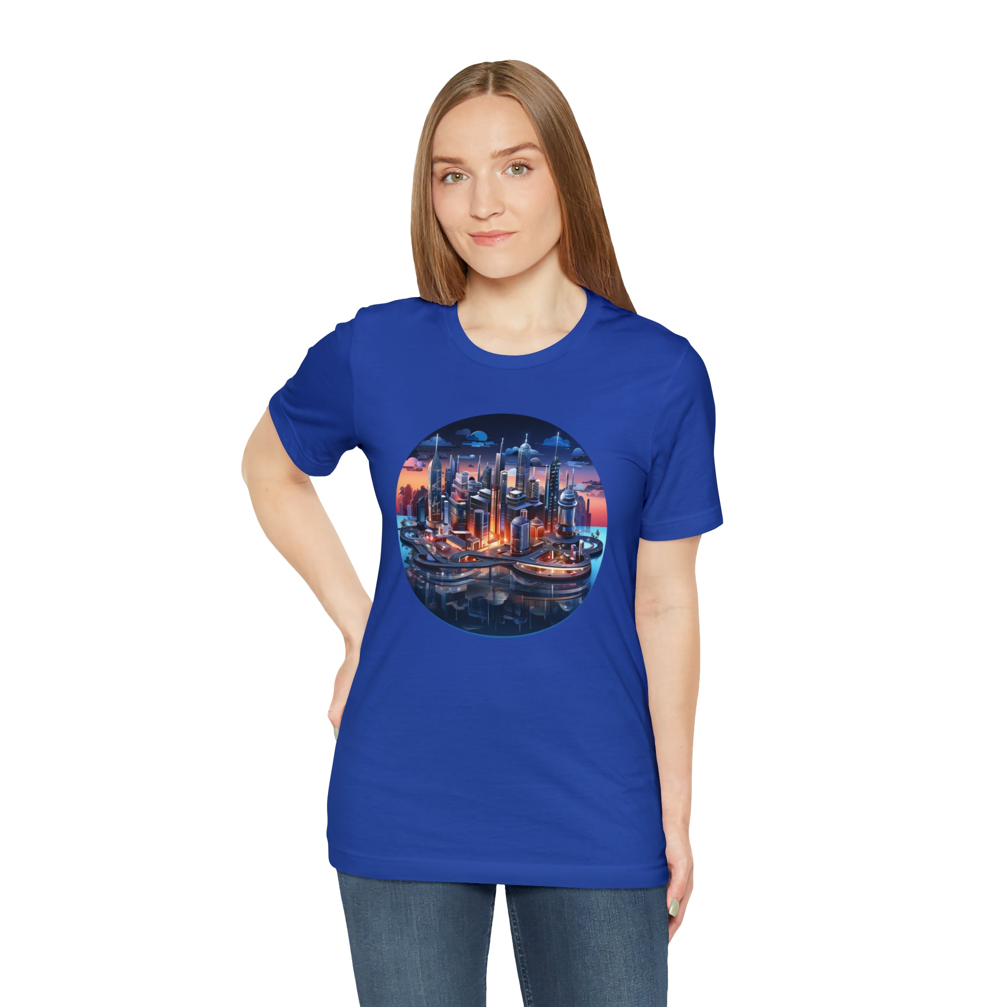 Unisex Jersey Short Sleeve Tee - Isometric Designs 05