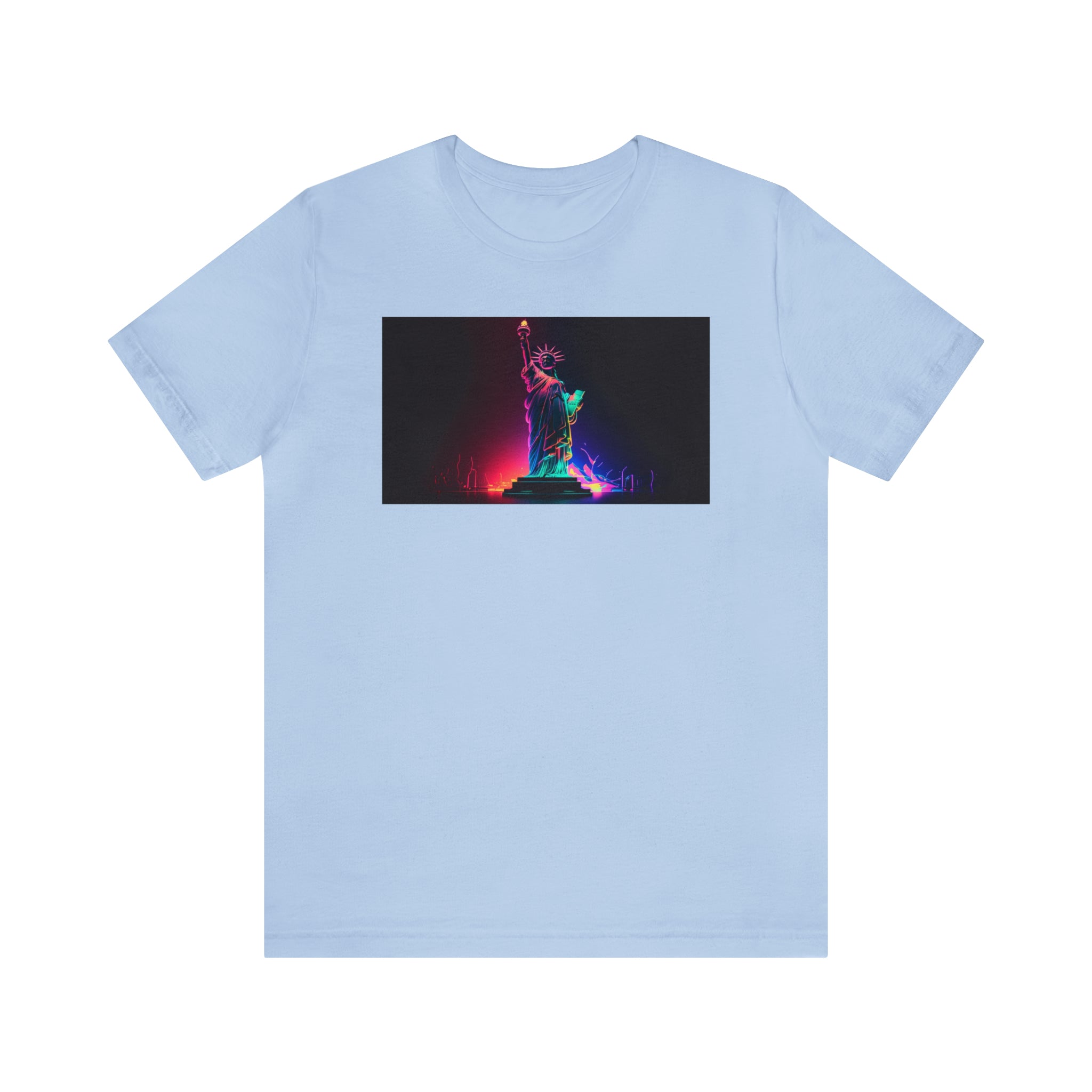 Unisex Jersey Short Sleeve Tee - Statue of Liberty, New York, USA