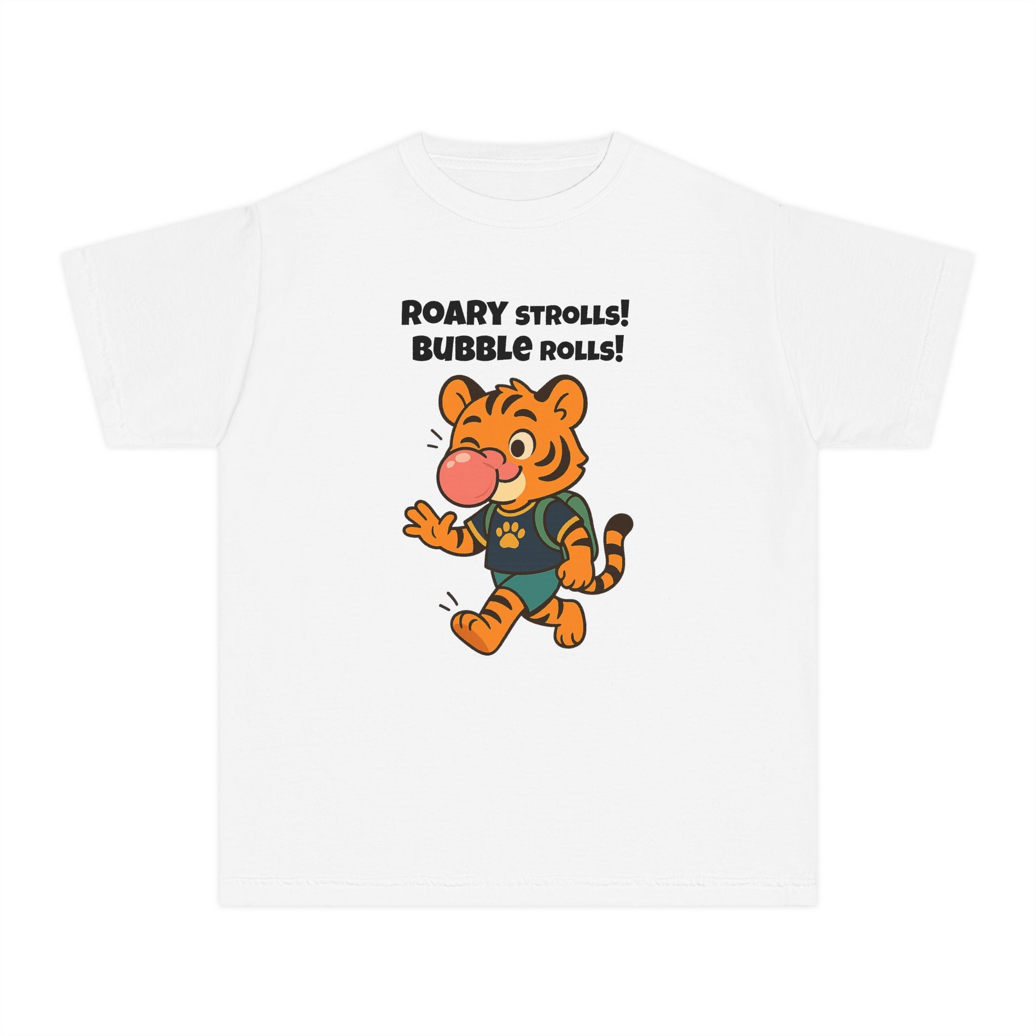 Youth Midweight Cotton Tee - Roary's Bubblegum Time