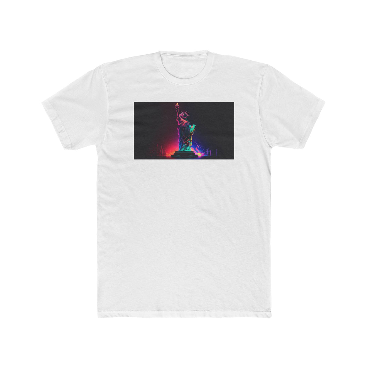 Men's Cotton Crew Tee - Elsewhere collection - Statue of Liberty