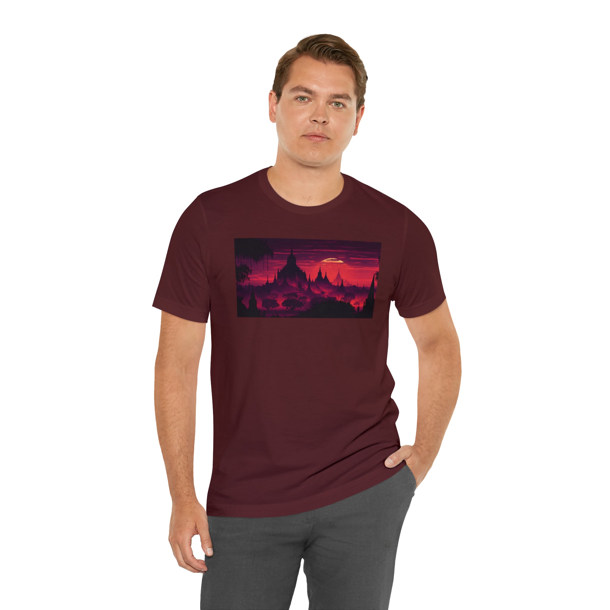 Unisex Jersey Short Sleeve Tee - Bagan, Myanmar